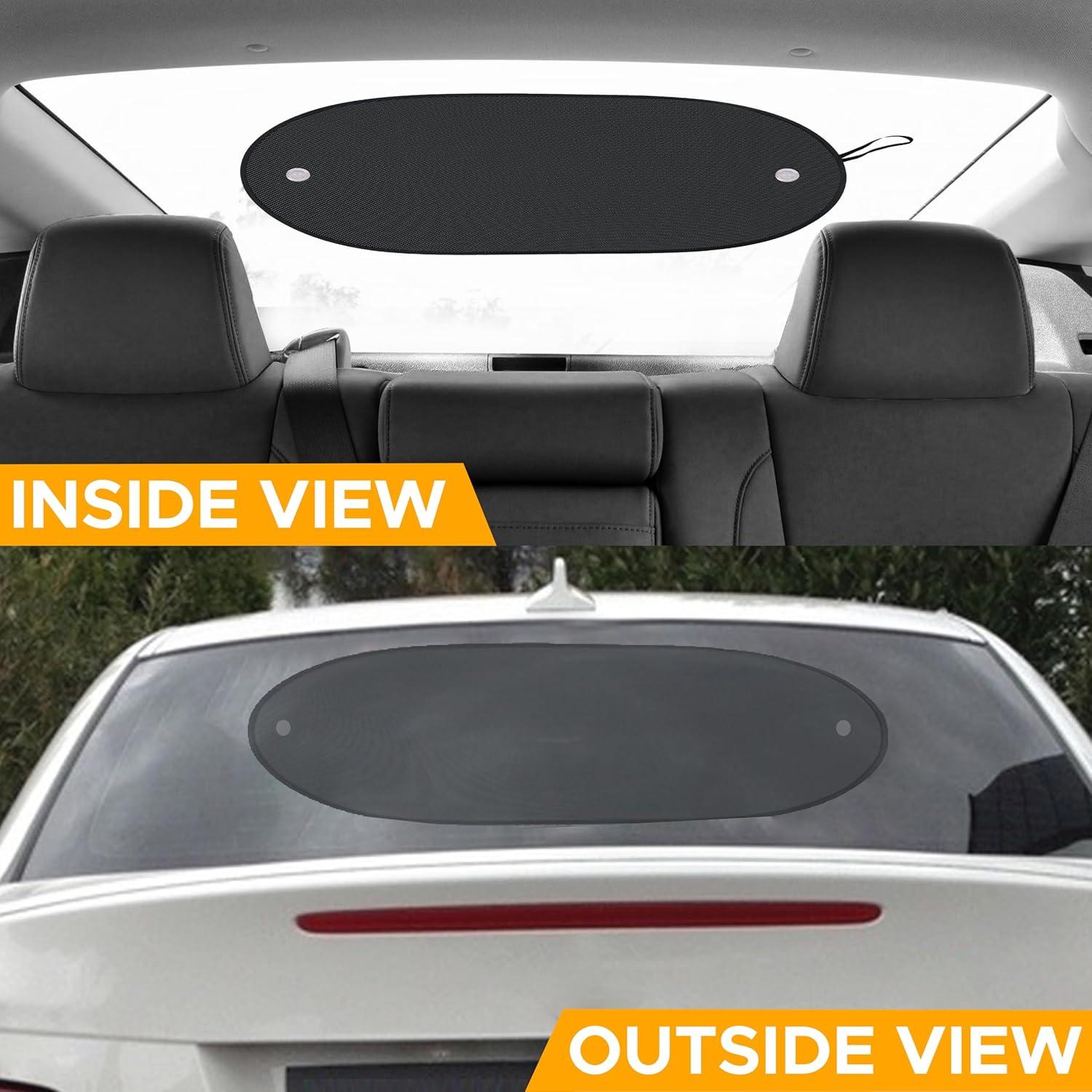 Cortina Solar EcoNour para Ventana Trasera de Coche 76.2x38.1cm