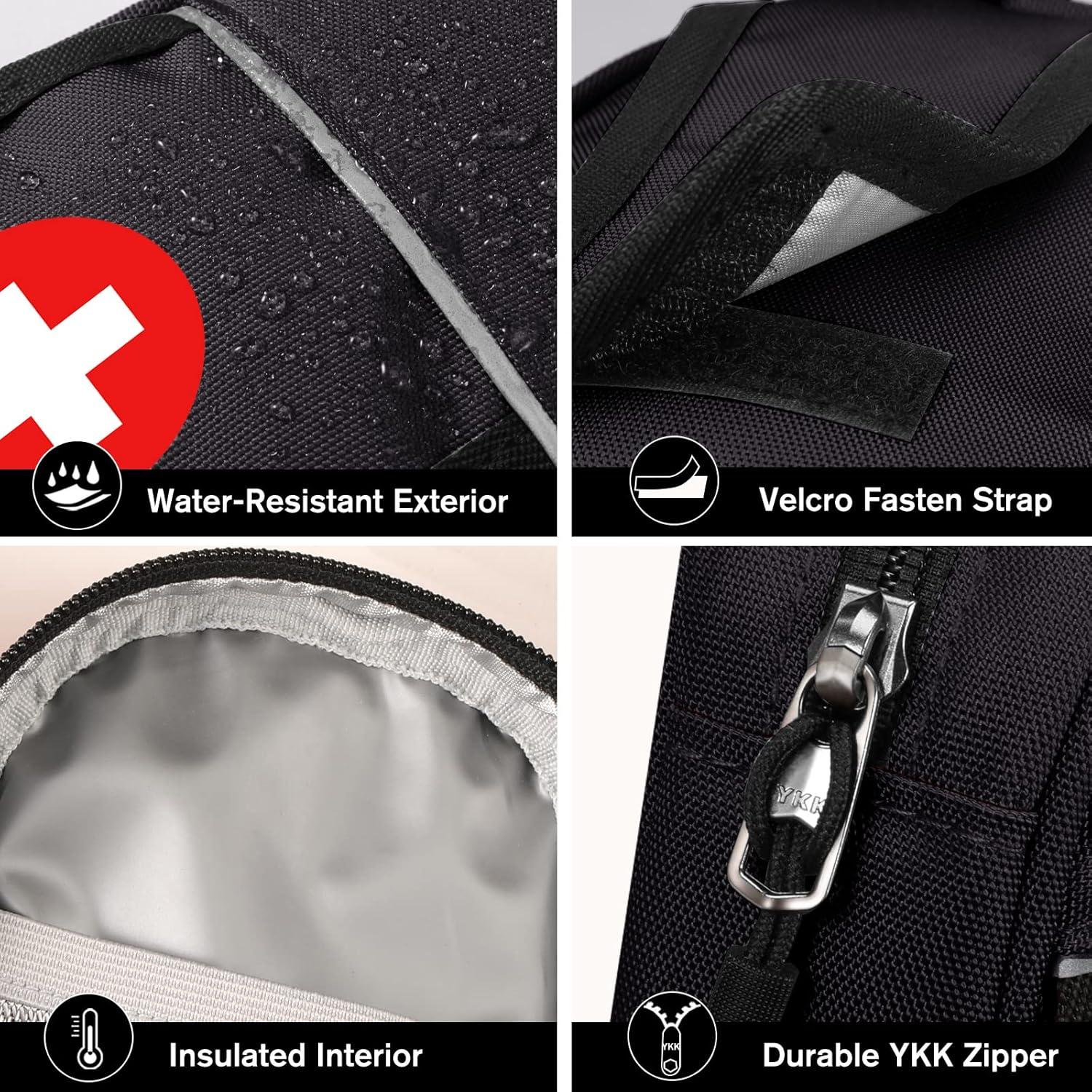 Bolsa de Transporte de Medicamentos Aislada SITHON - Negro