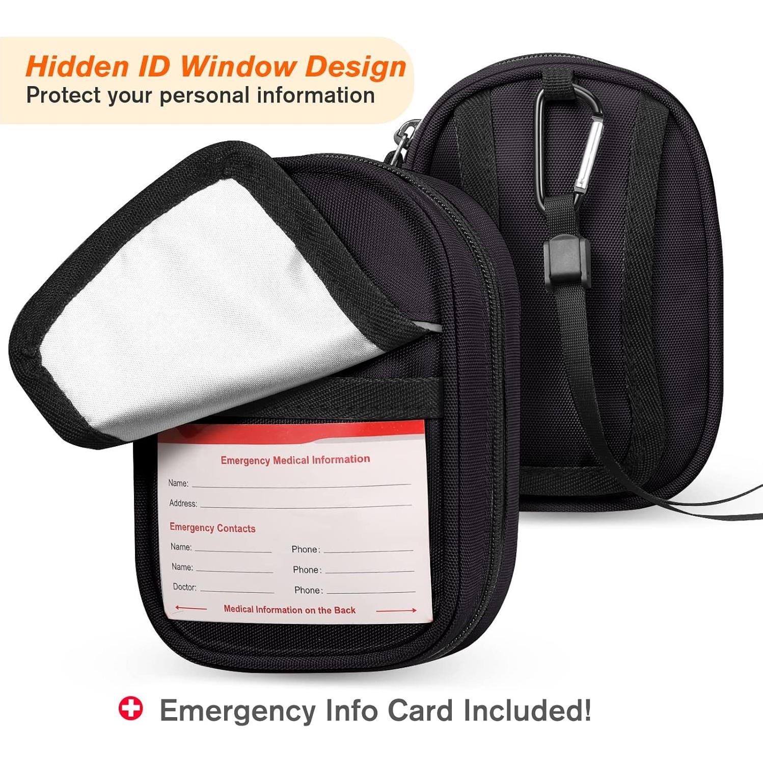 Bolsa de Transporte de Medicamentos Aislada SITHON - Negro