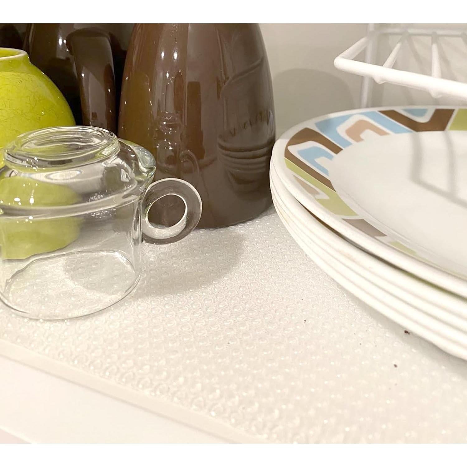 Forro de Estante Antideslizante MBSRITY 25.4cm x 609.6cm Claro