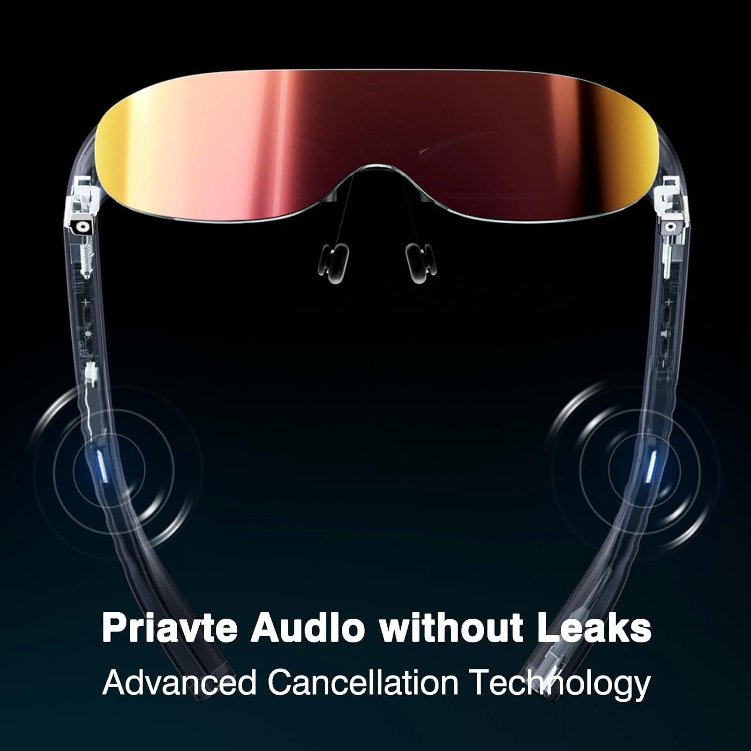 Gafas Inteligentes VILINE AR/XR para Juegos y Cine 1800 Brillo