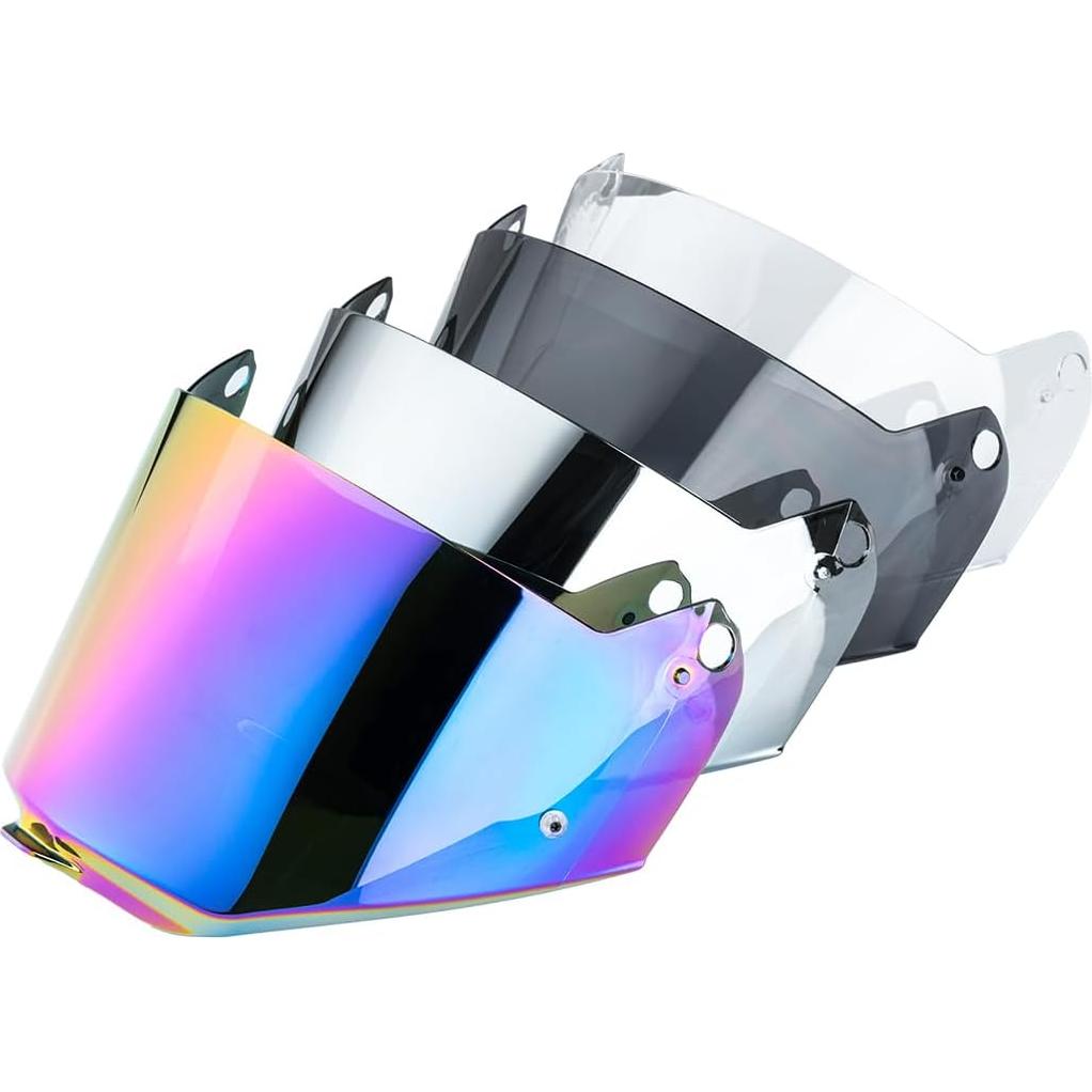 Visera de Casco de Motocicleta JQF Gear PIONEER EVO Negra