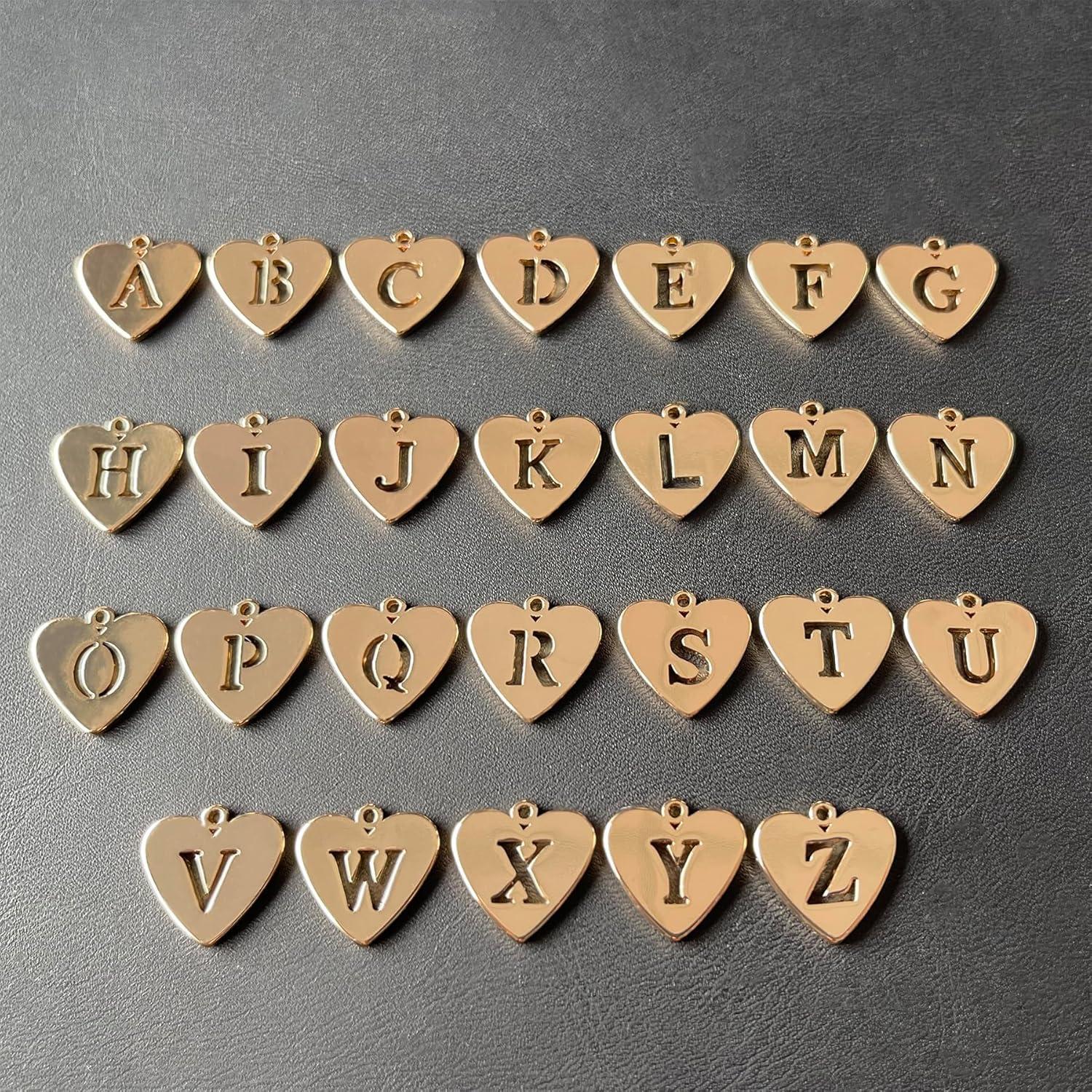 Pulseras de Tobillo Iniciales YANODA Oro 14K Ajustables