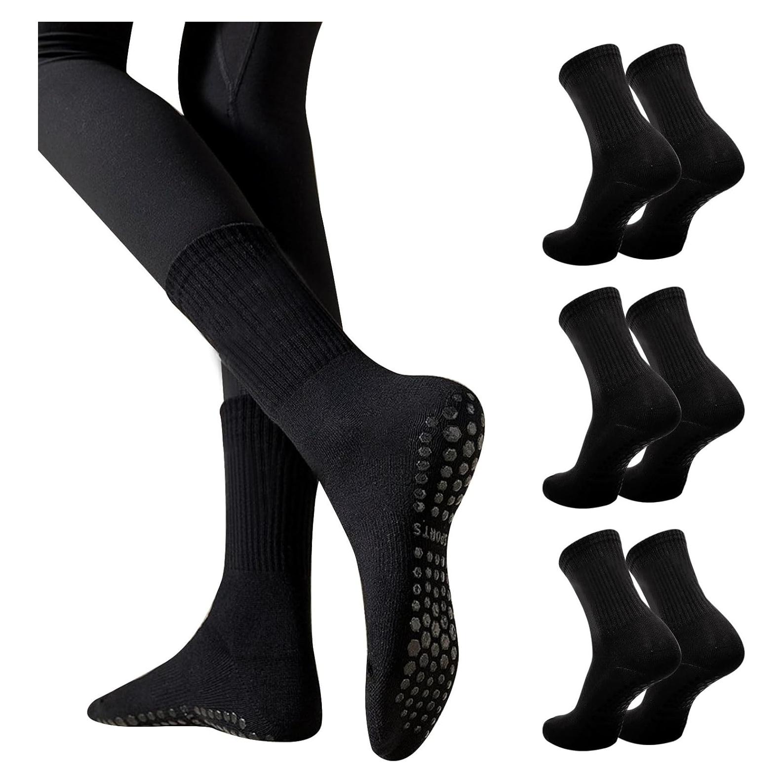 3 Pares de Calcetines Antideslizantes para Yoga Pddstance
