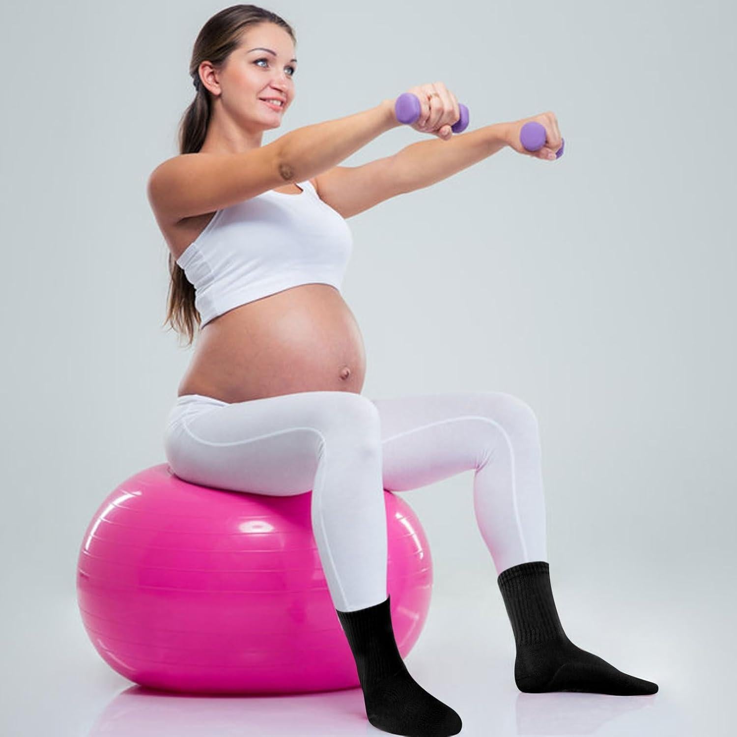 3 Pares de Calcetines Antideslizantes para Yoga Pddstance