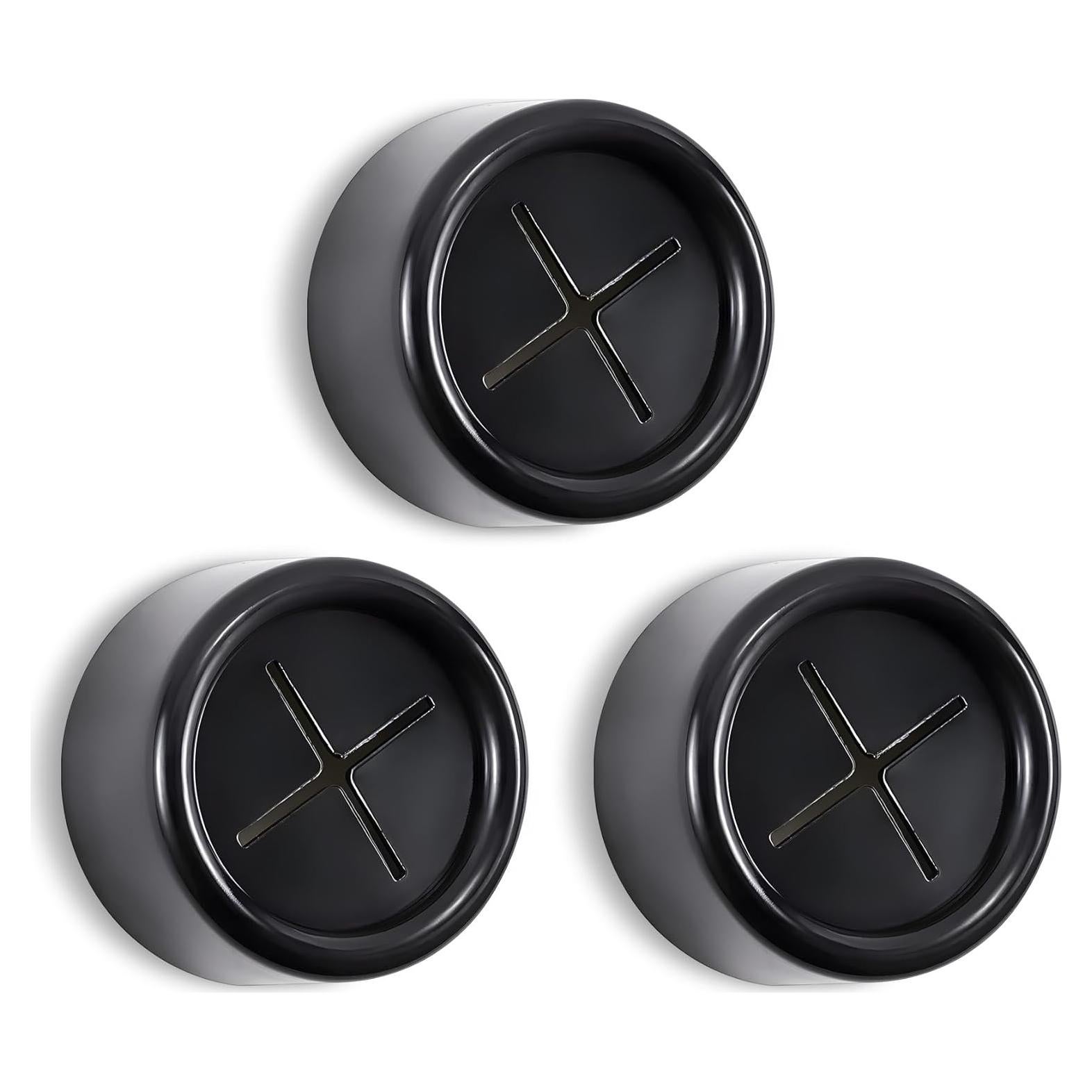 Ganchos Adhesivos para Toallas Philbinden 3 Piezas Negro