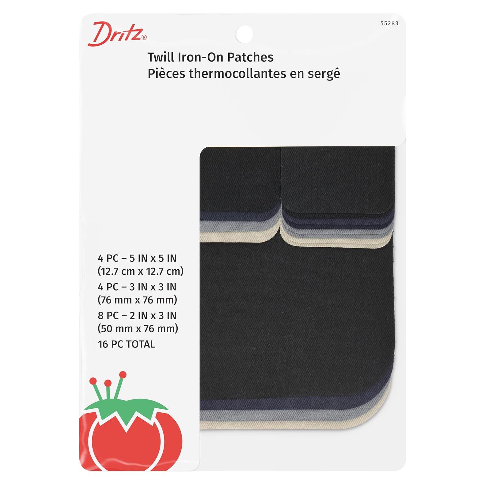 Parches de Twill para Planchar Dritz 55283 - 16 Piezas