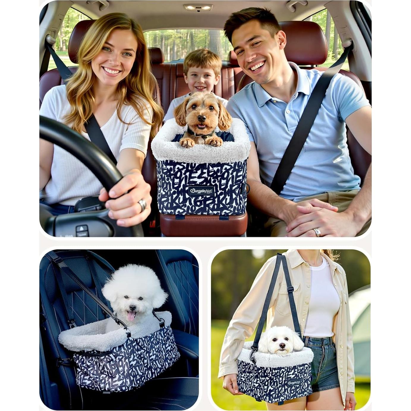 Asiento Elevador para Perros BurgeonNest Graffiti 5 kg