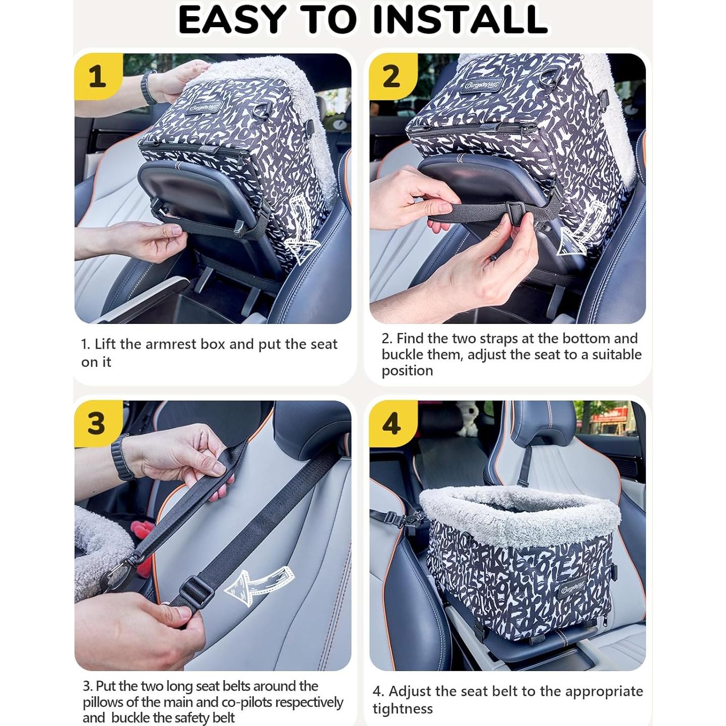 Asiento Elevador para Perros BurgeonNest Graffiti 5 kg