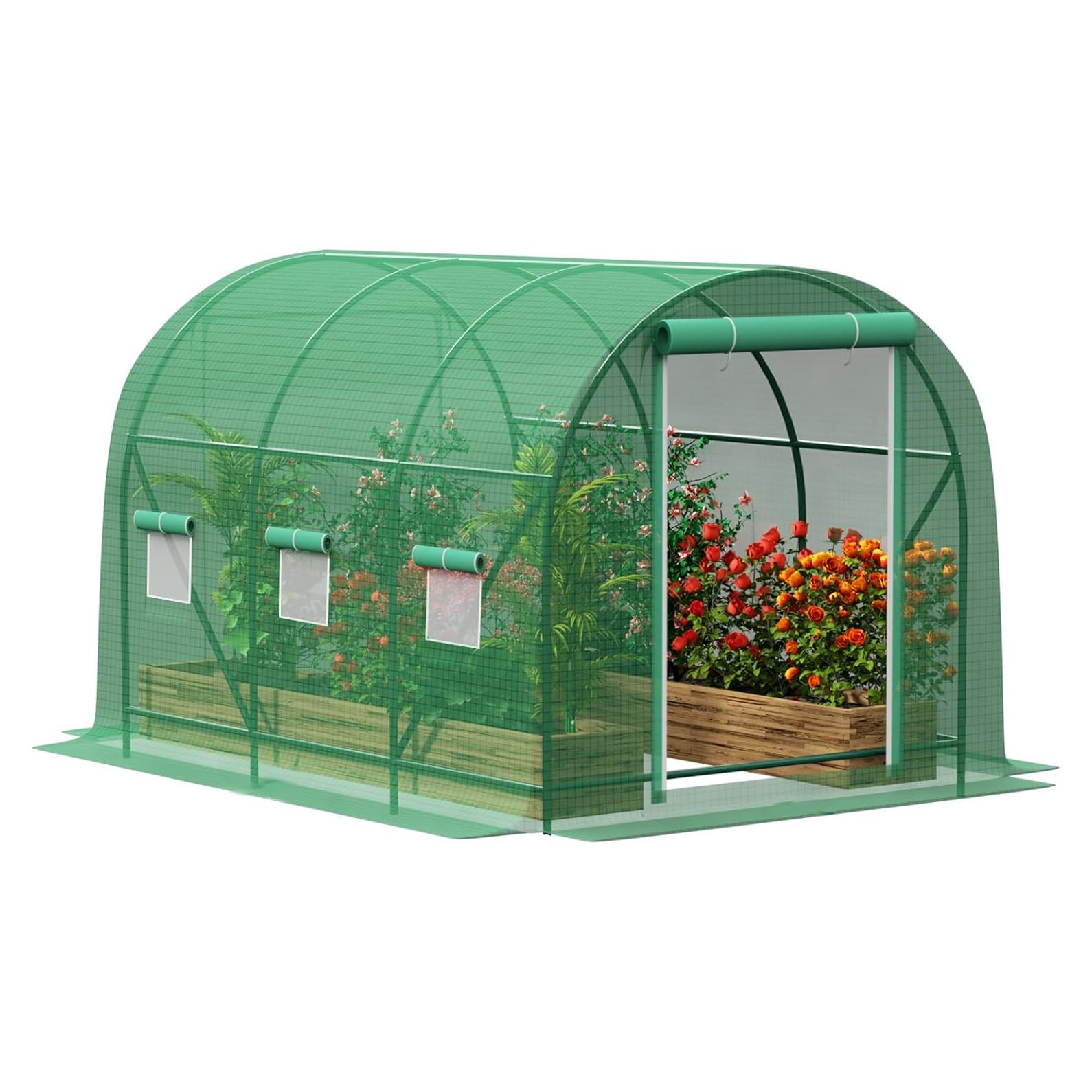 Invernadero Gaildon 3.05x2.13x2.13 m con 6 Ventanas