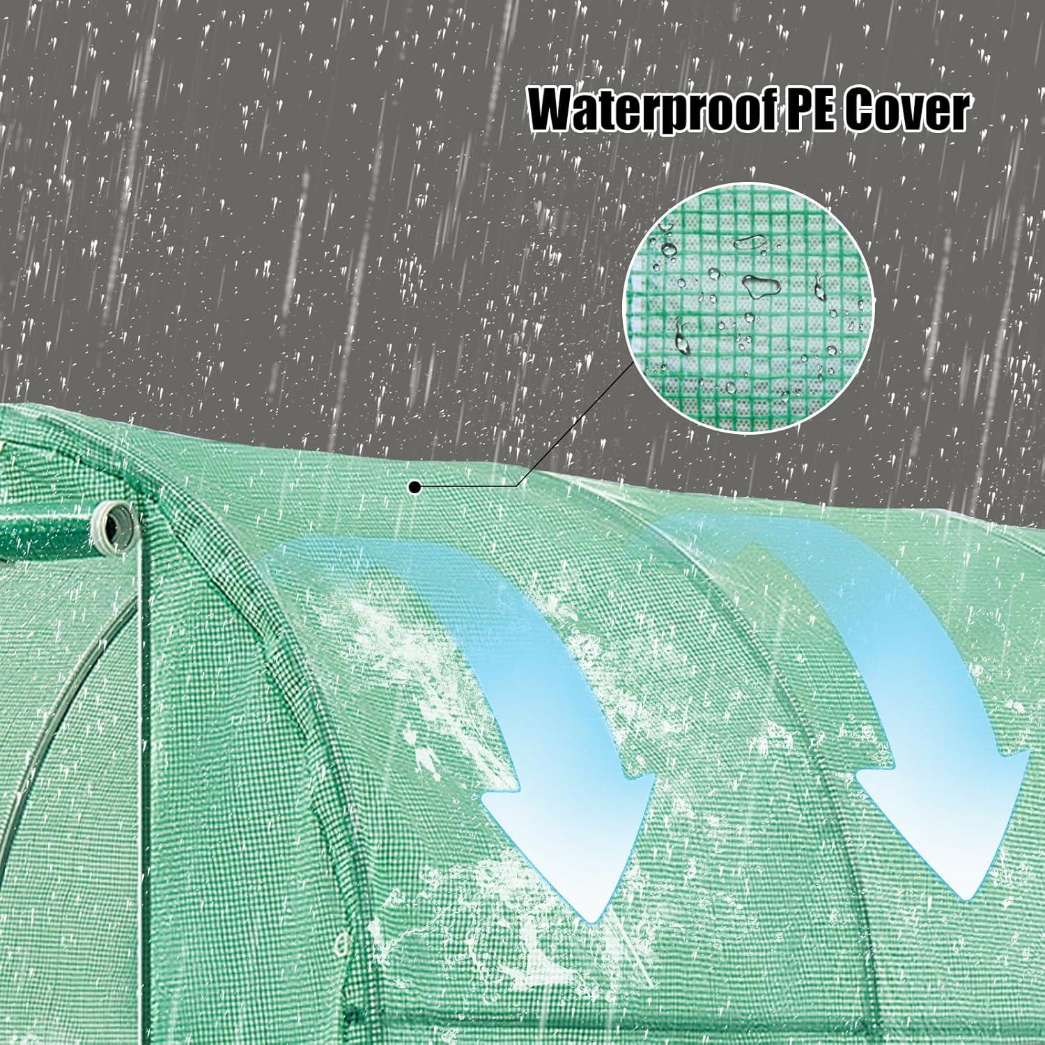 Invernadero Gaildon 3.05x2.13x2.13 m con 6 Ventanas