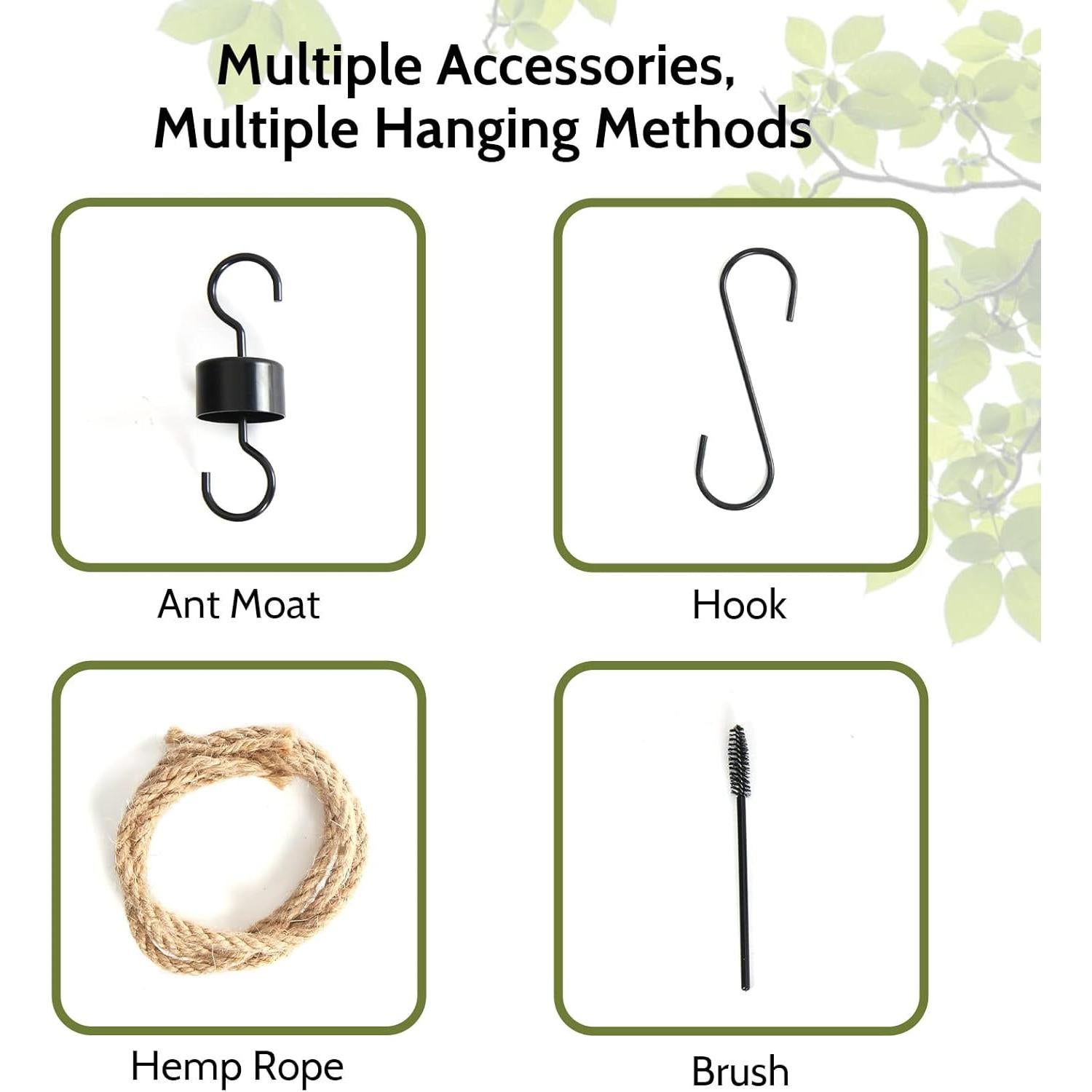 Alimentador de Colibríes Birdkiss de Vidrio 828ml Arcoíris