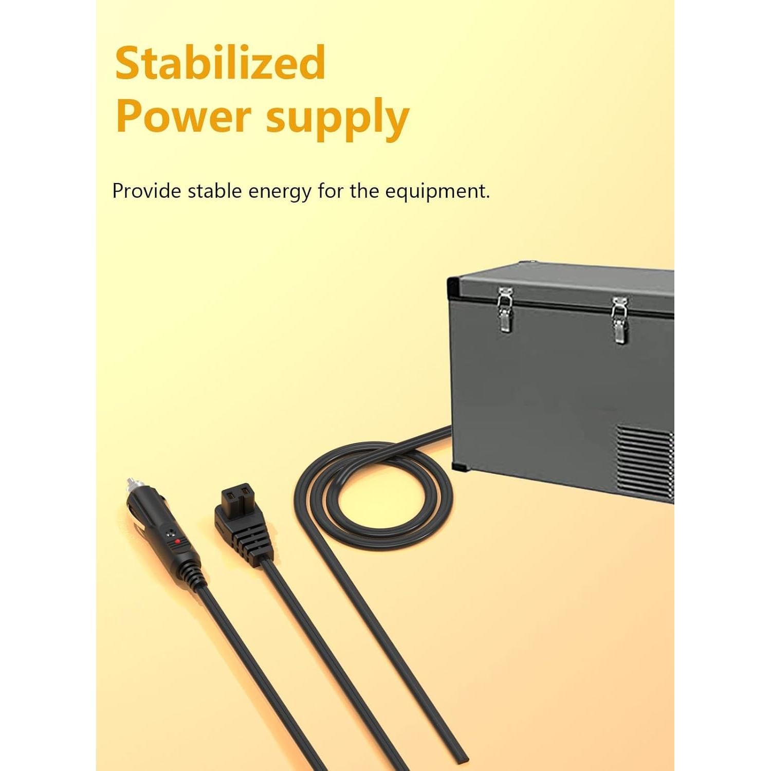 Cargador de coche 12V/24V Haiyistar para frigorífico 5m