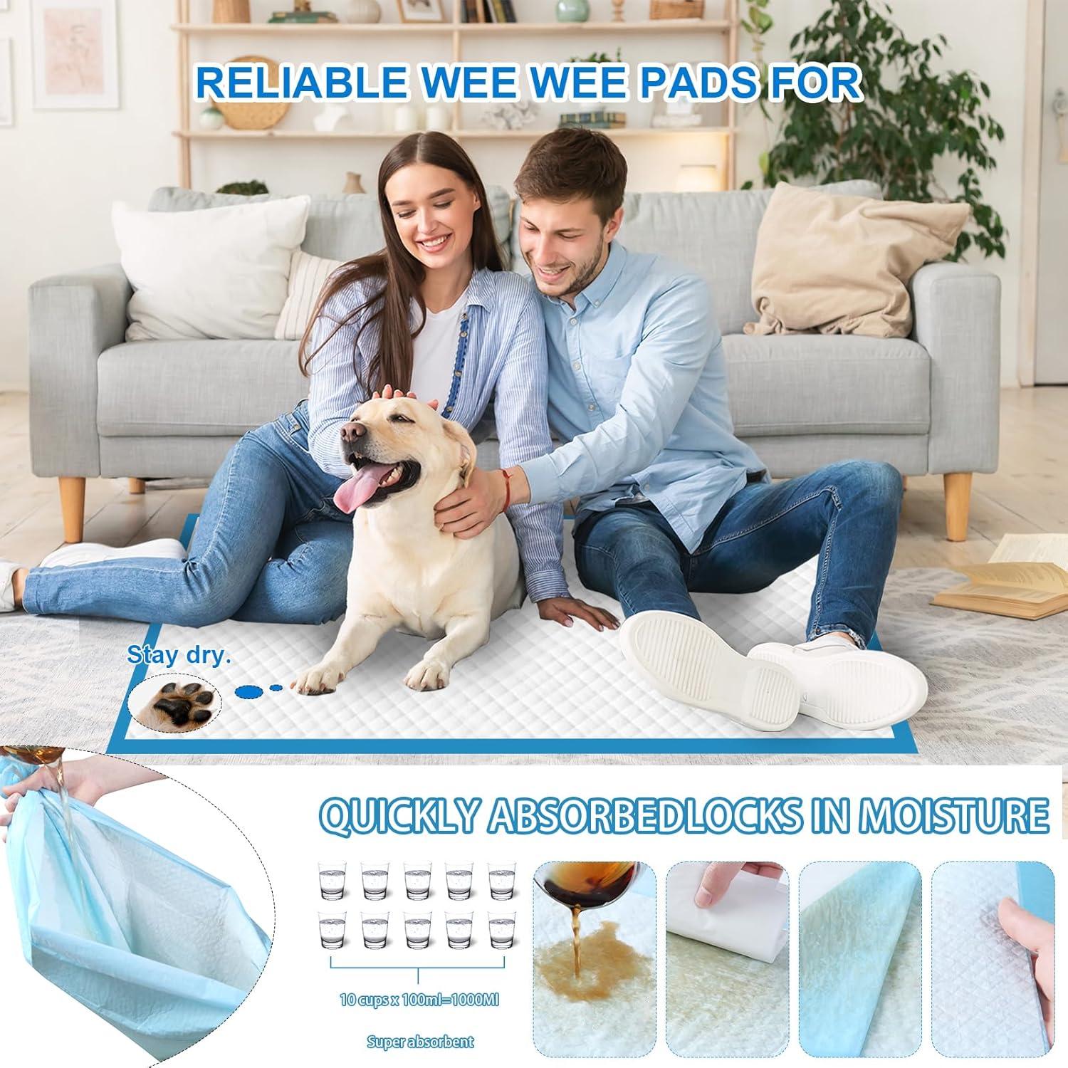 Almohadillas para Perros Extra Grandes Sin Olor 79x119cm 40 Unidades