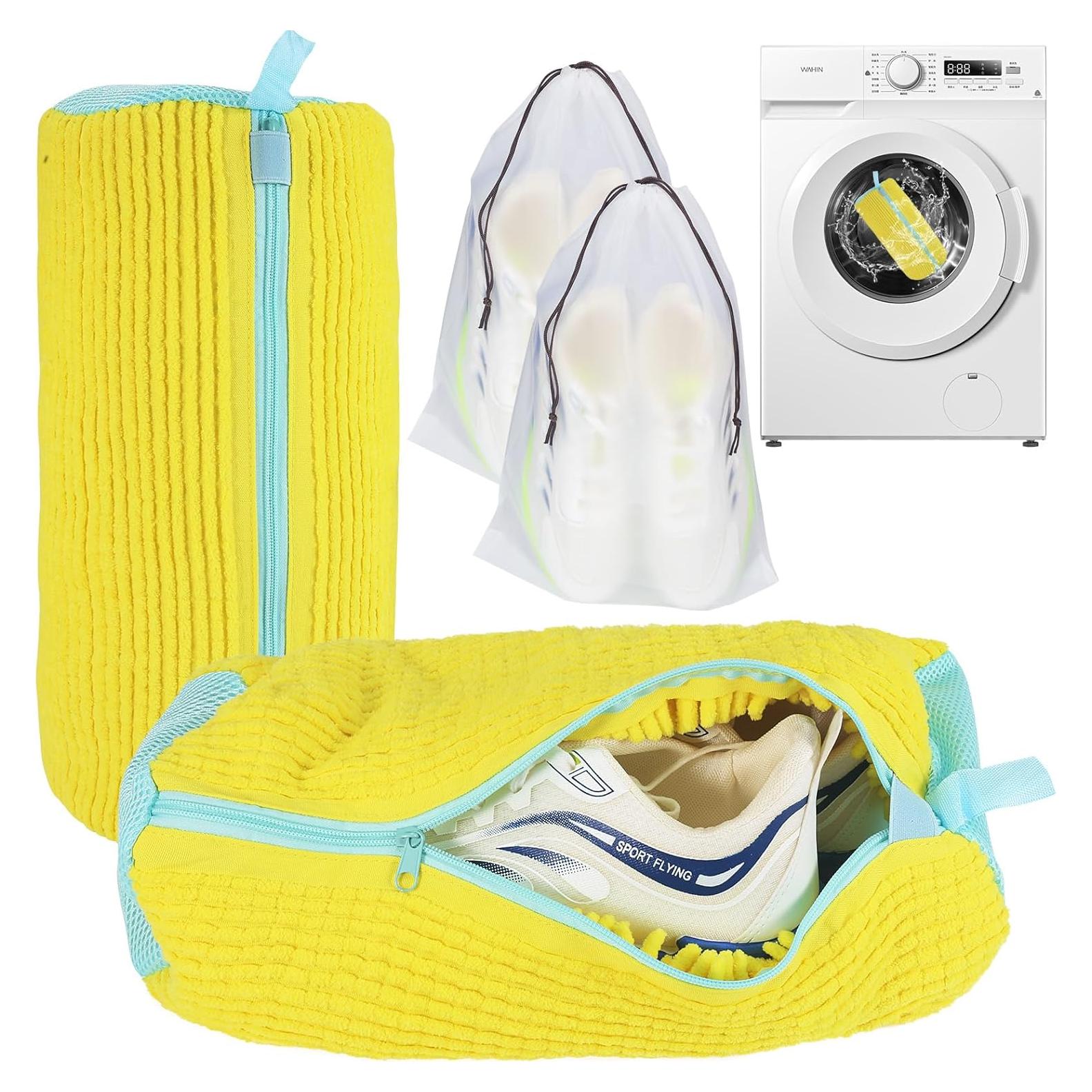 Bolsa de Lavado de Zapatos Reutilizable Von - Amarillo 2 Pcs