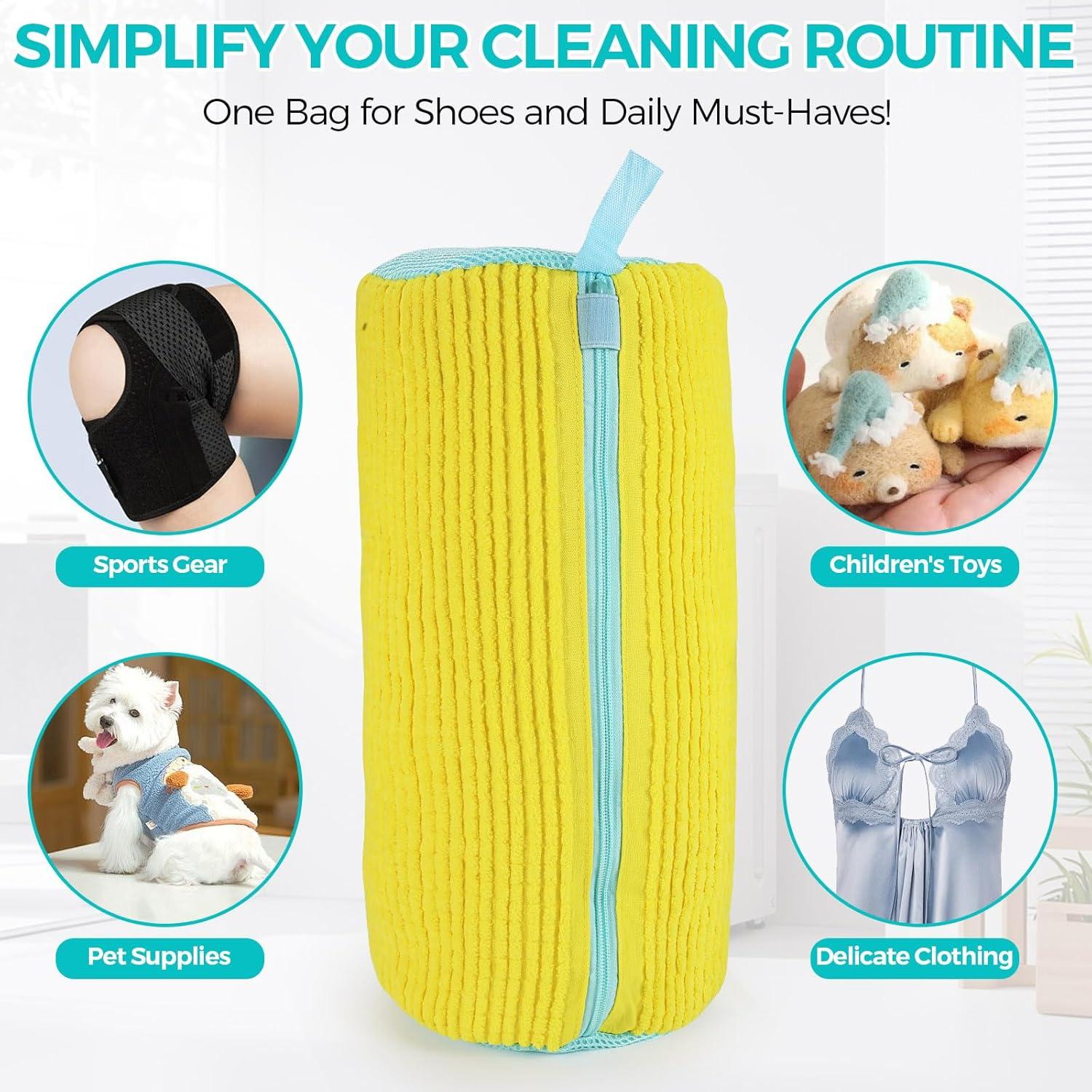 Bolsa de Lavado de Zapatos Reutilizable Von - Amarillo 2 Pcs