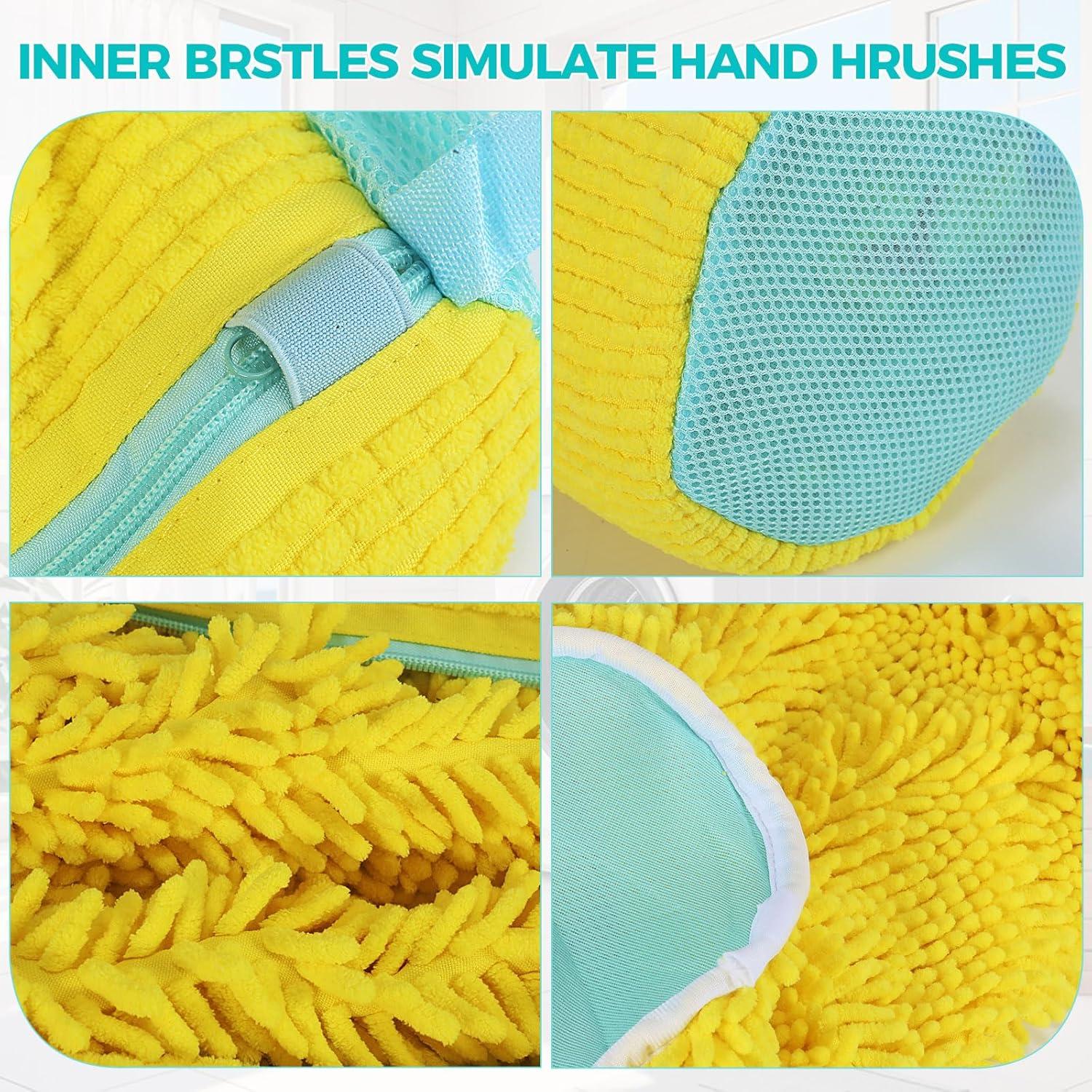 Bolsa de Lavado de Zapatos Reutilizable Von - Amarillo 2 Pcs