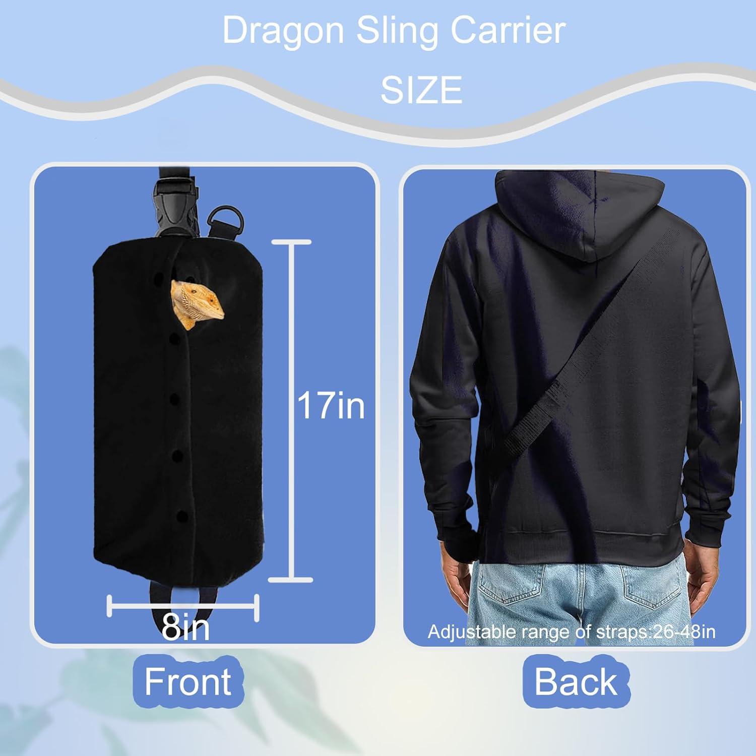 Juego de Transporte para Dragón Barbudo HNCH - Correa y Disfraz