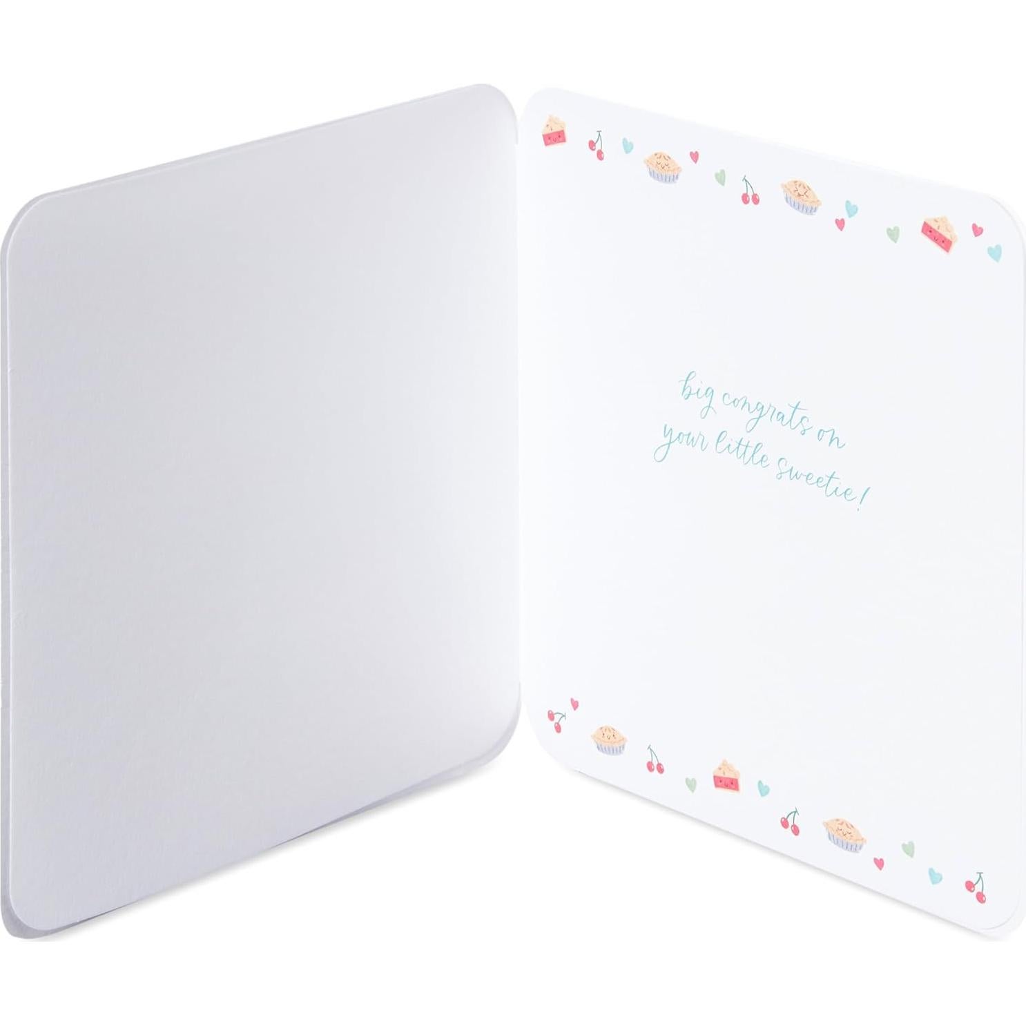 Tarjeta de Baby Shower Papyrus Pequeño Dulce 14.6x14.6cm