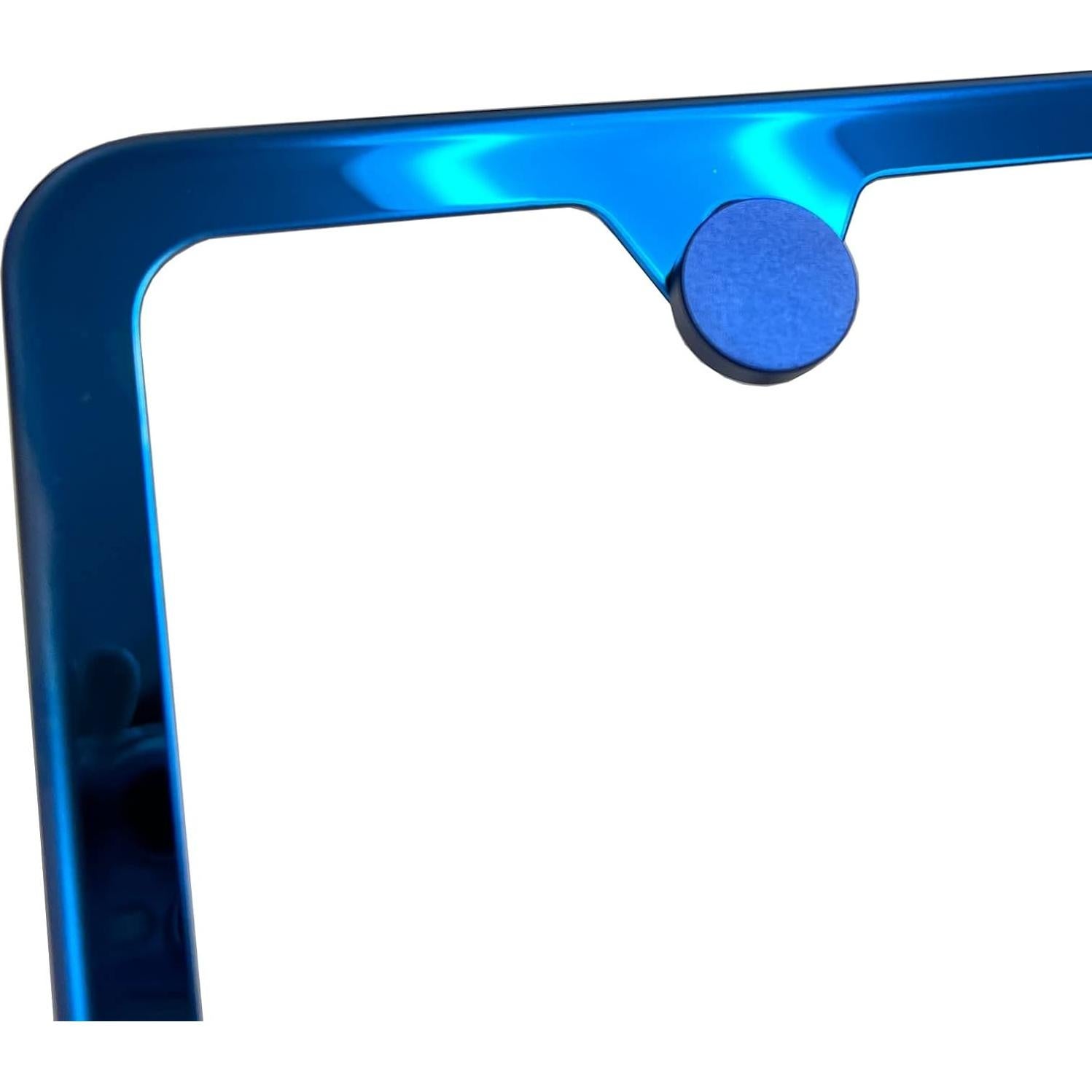 Marco de Placa de Licencia FAIPART Slim Cromo Azul Universal