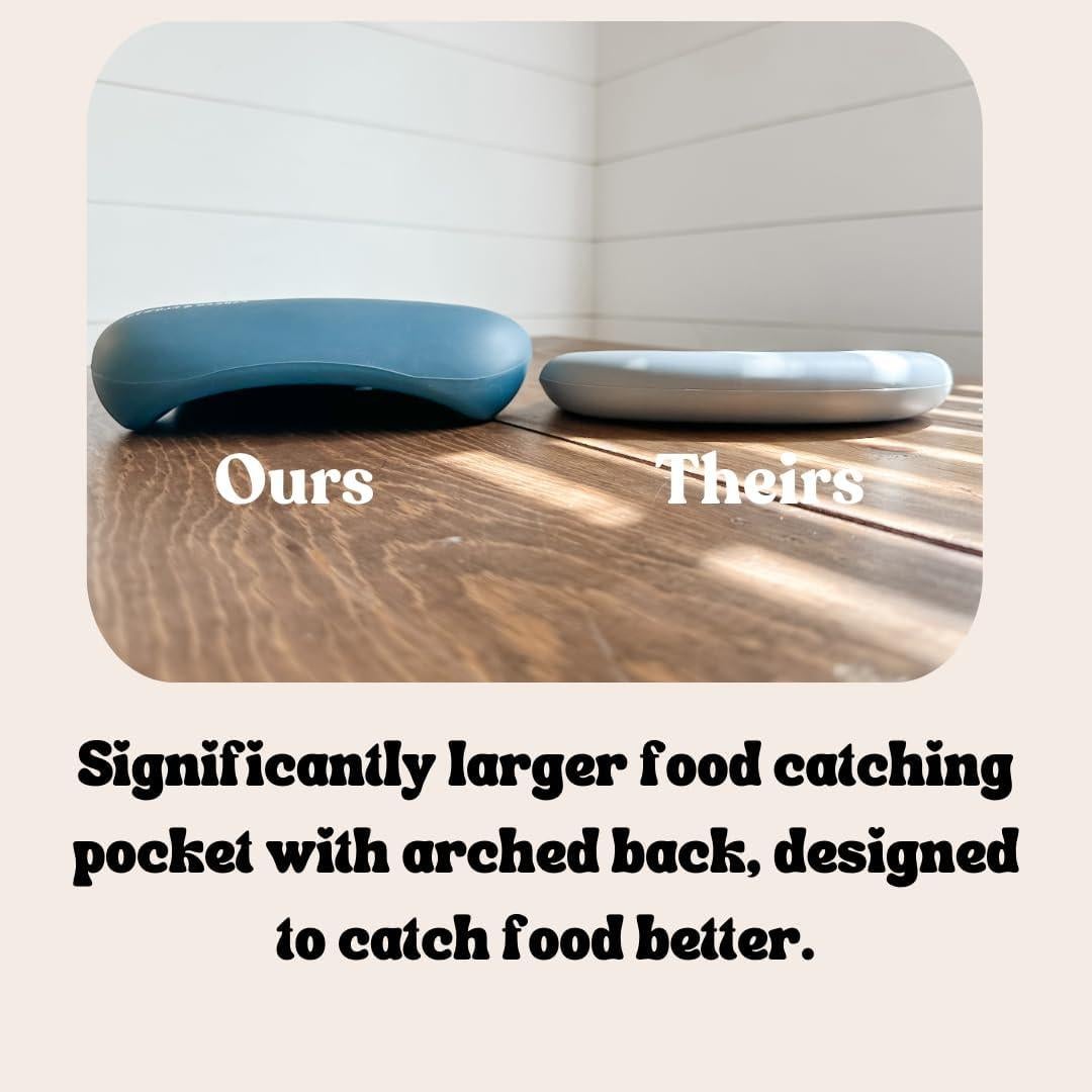 Babero de Silicona Parker & Elowyn Unisex con Captador de Comida