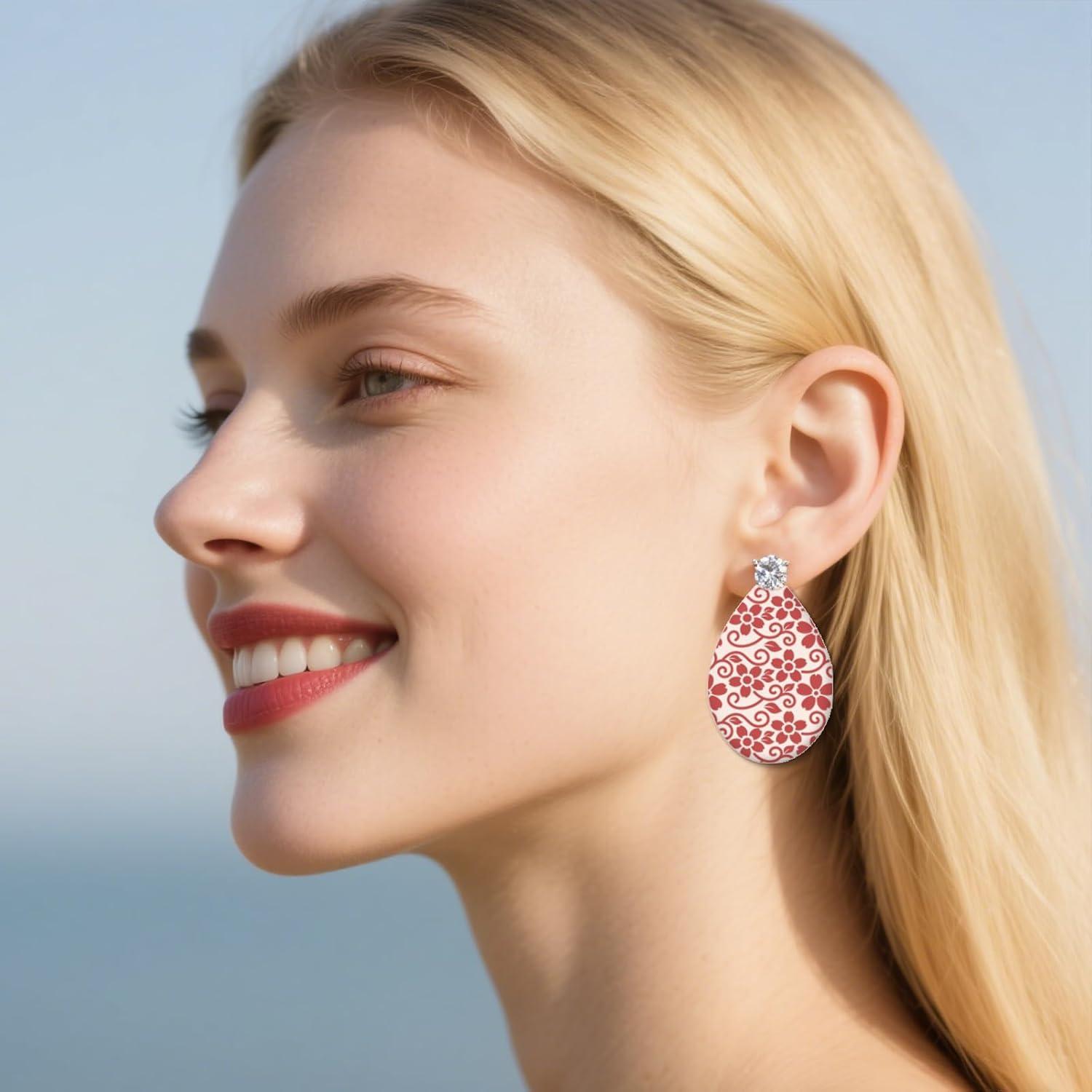 Hoja de Textura de Arcilla CHGCRAFT Flores Pequeñas 14x14 cm