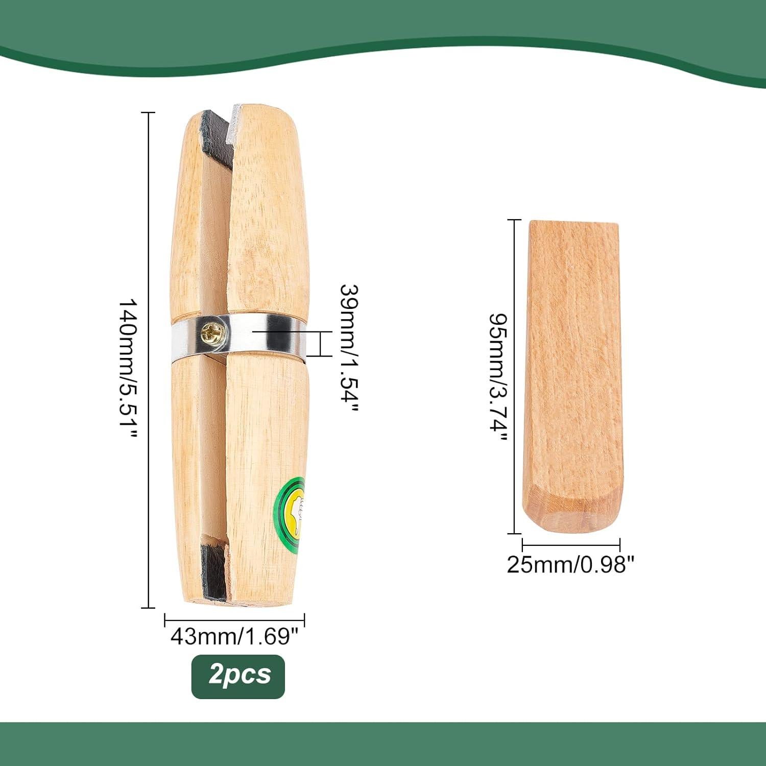 Abrazadera de Anillo de Madera PH PandaHall 2 Piezas