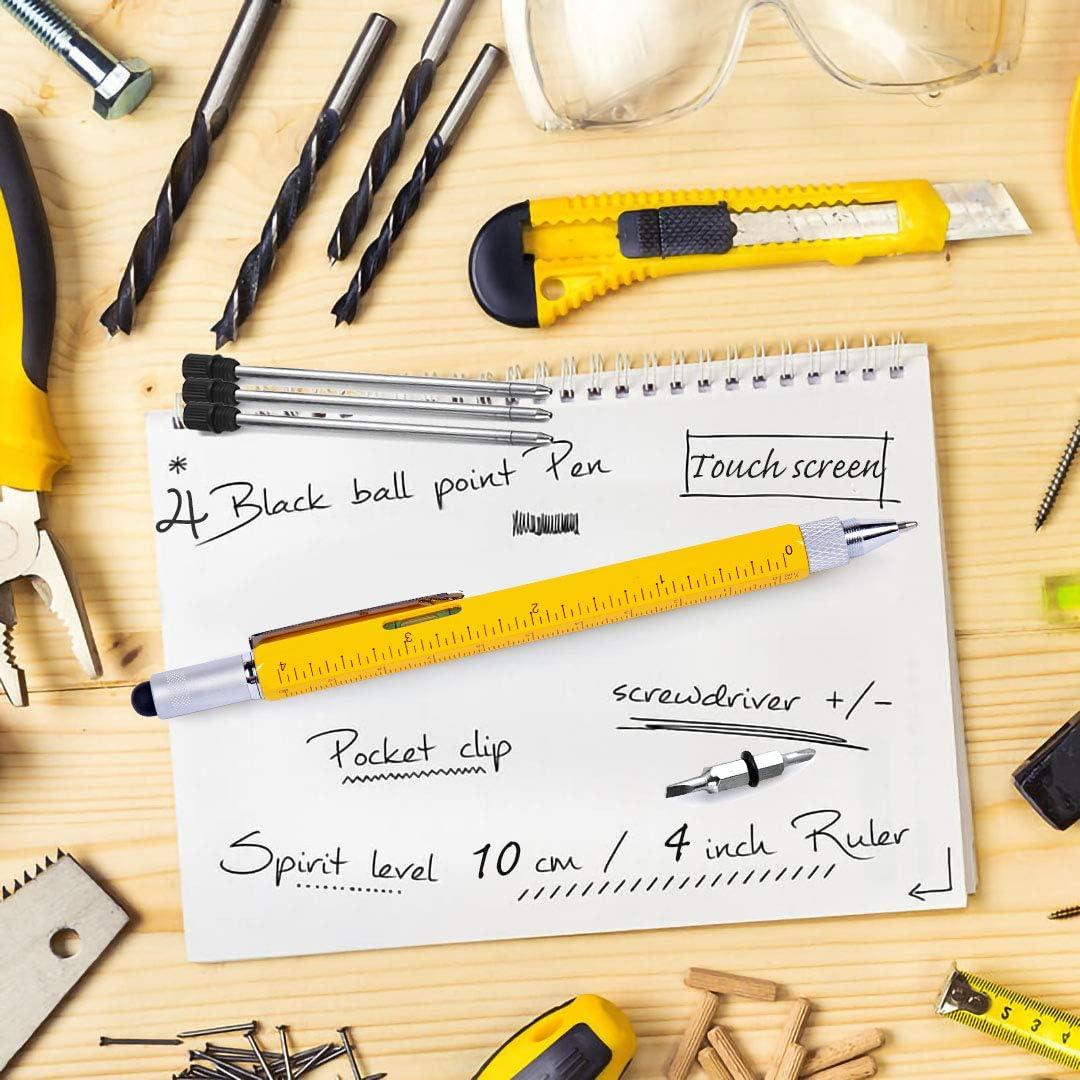 Bolígrafo Multitool Hongred Naranja 6 en 1 15,24 cm