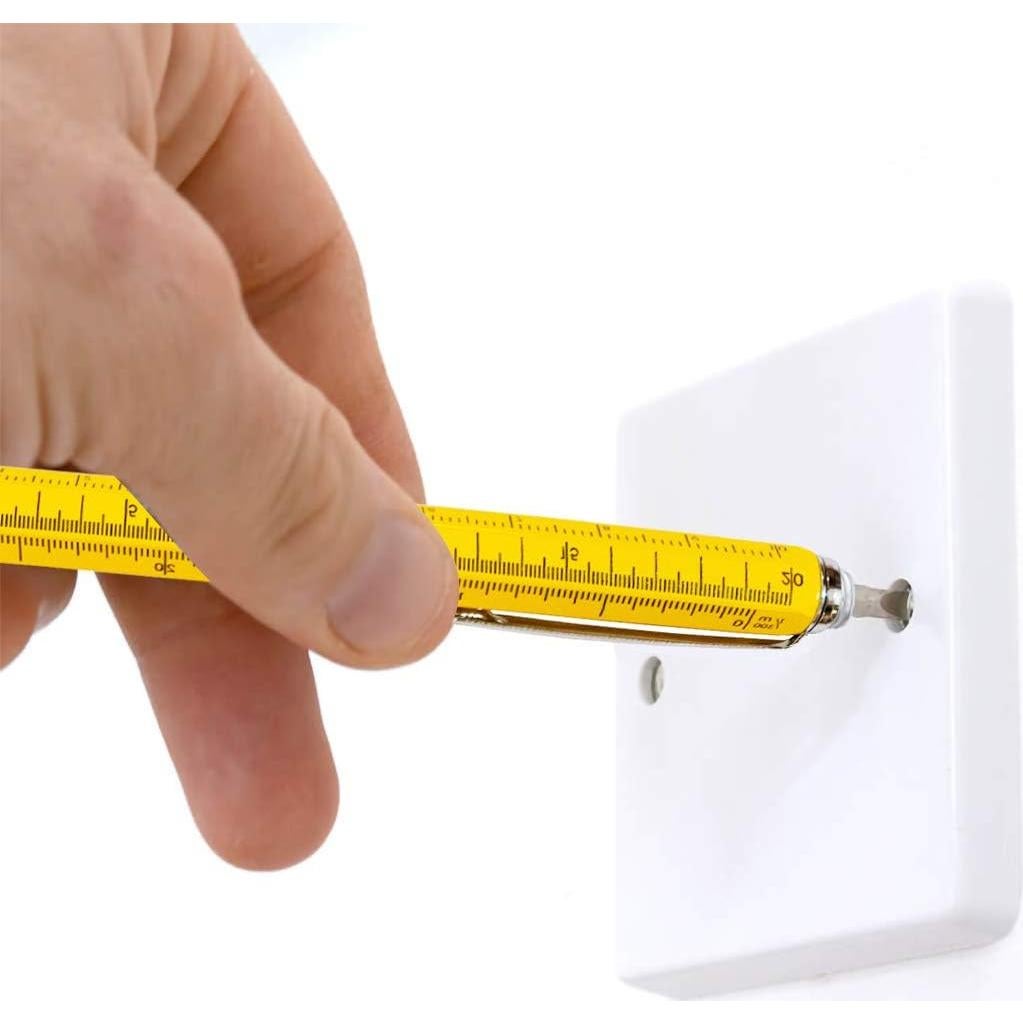 Bolígrafo Multitool Hongred Naranja 6 en 1 15,24 cm