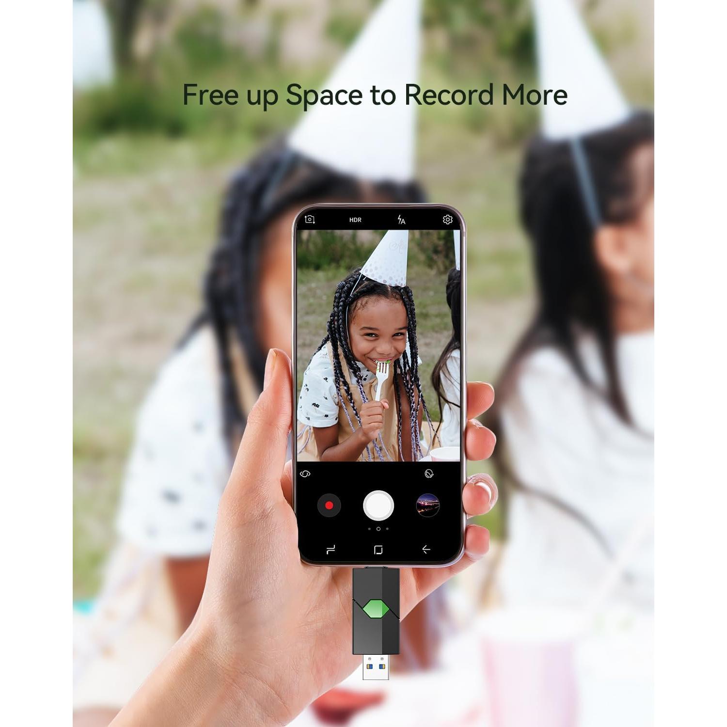 Unidad Flash USB-C K&ZZ 64GB Doble USB 3.0 para iPhone