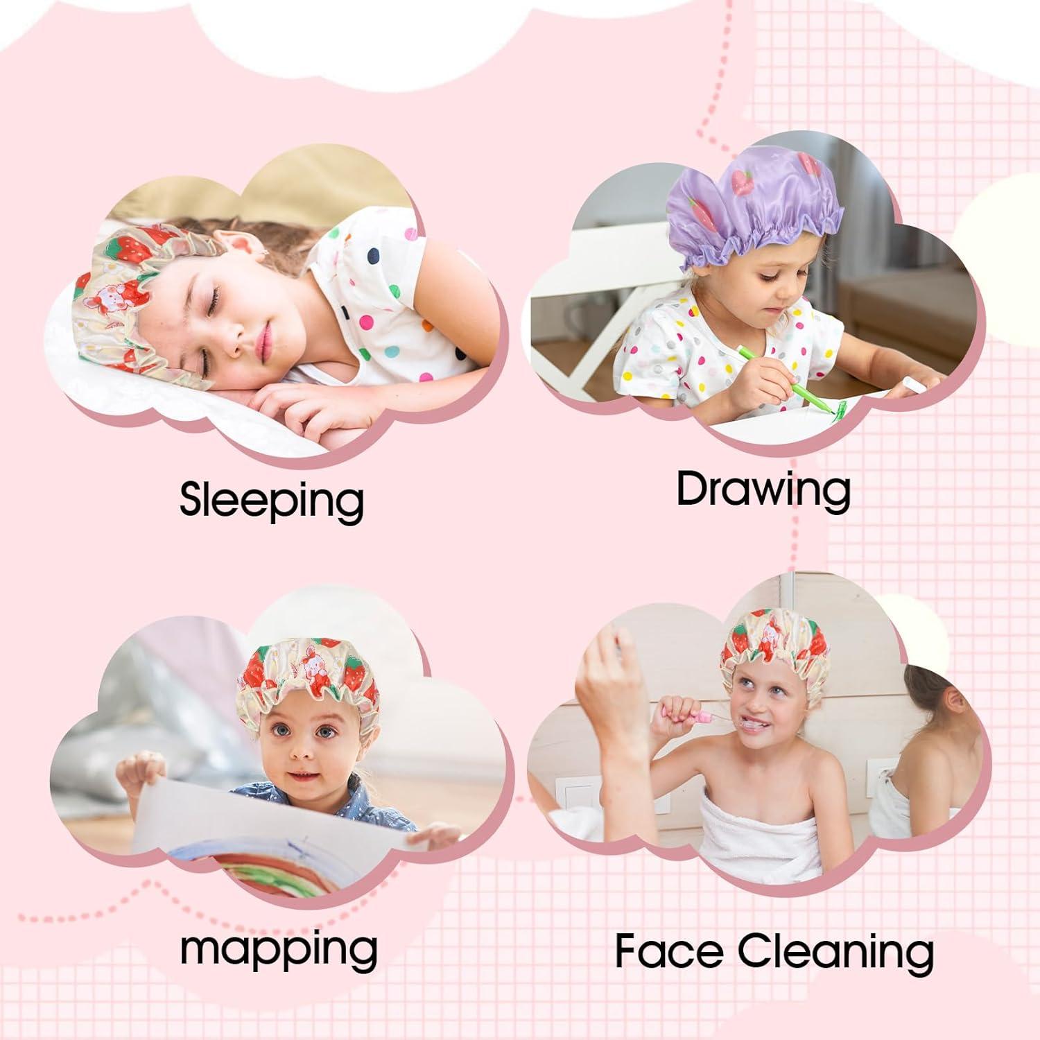 Gorros de Ducha Reutilizables para Niños Prasacco 2 Piezas