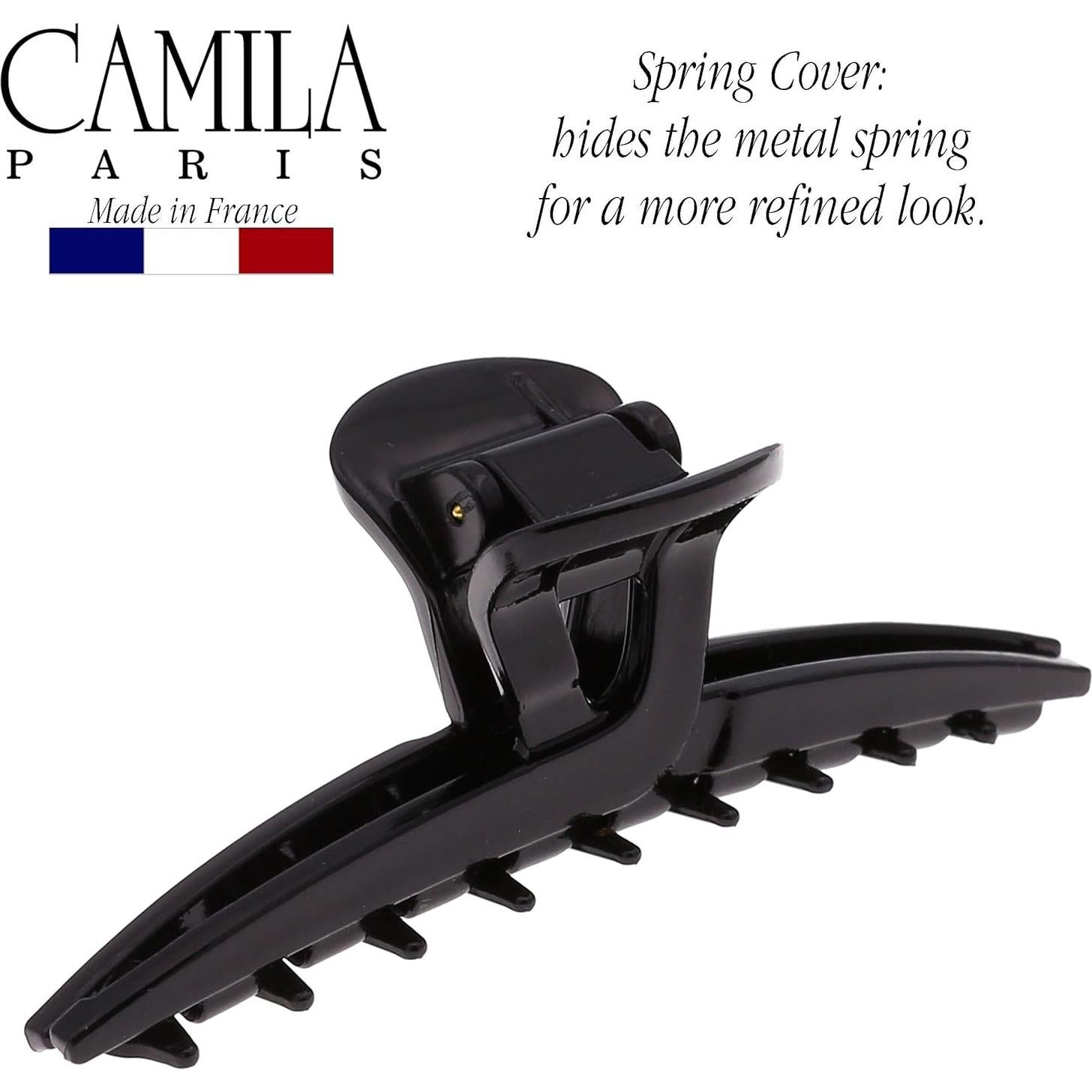 Clip de Pelo Francés Camila Paris CP2661 8.25 cm Negro