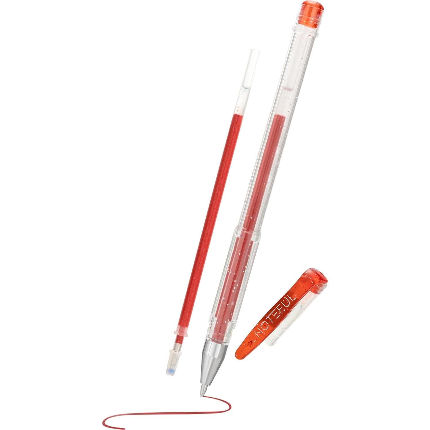 Juego de 24 Bolígrafos de Gel Brillantes Noteful - Multicolor