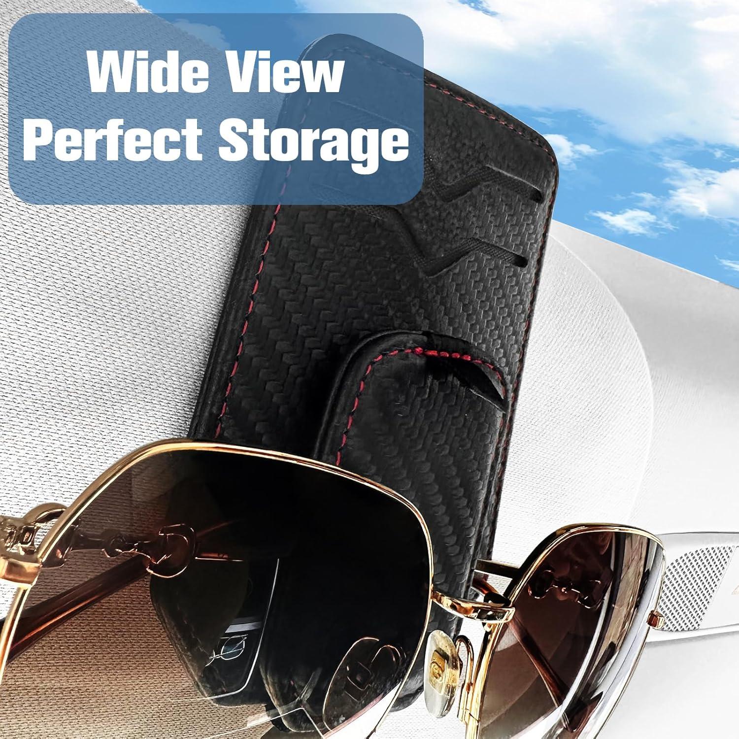 Soporte de Gafas de Sol y Tarjetas PETMGCOO - Clip Visera