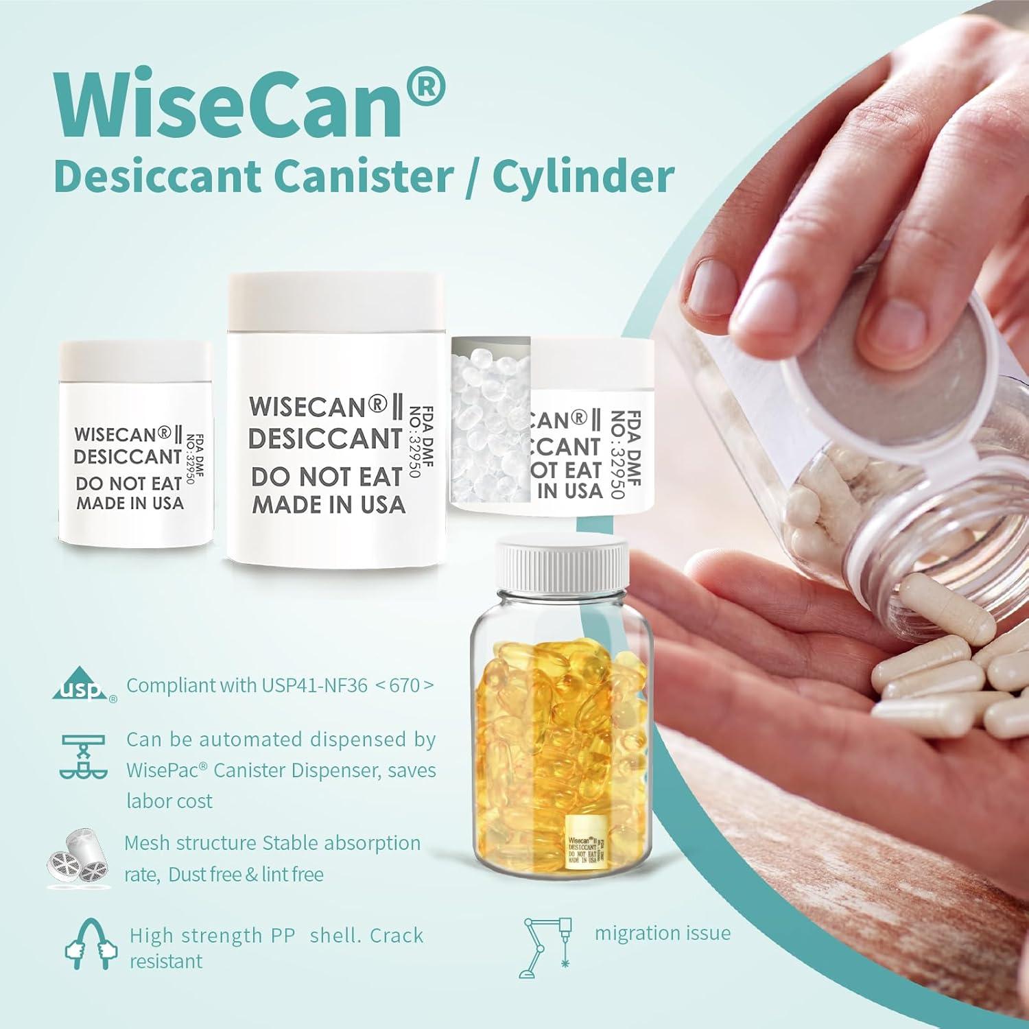 Gel de Silica 1g 100 Paquetes Wisecan - Deshidratantes Seguros