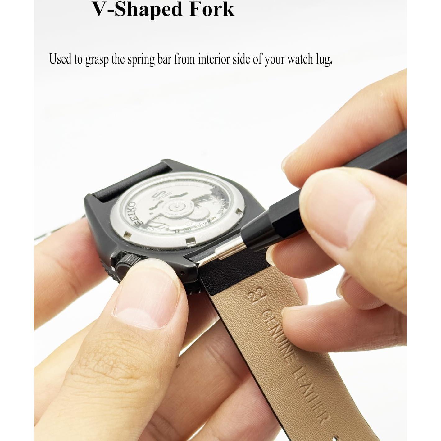 Kit de Herramientas para Reloj TICFROG - Acero Inoxidable, Regla Integrada