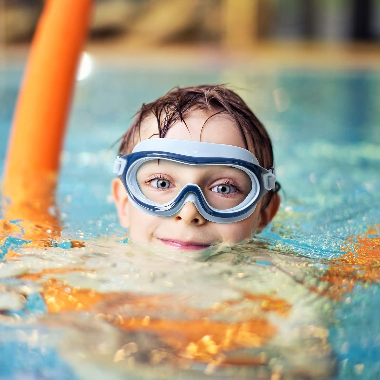 Gafas de Natación COPOZZ para Niños 6-14 Años Antiempañante UV