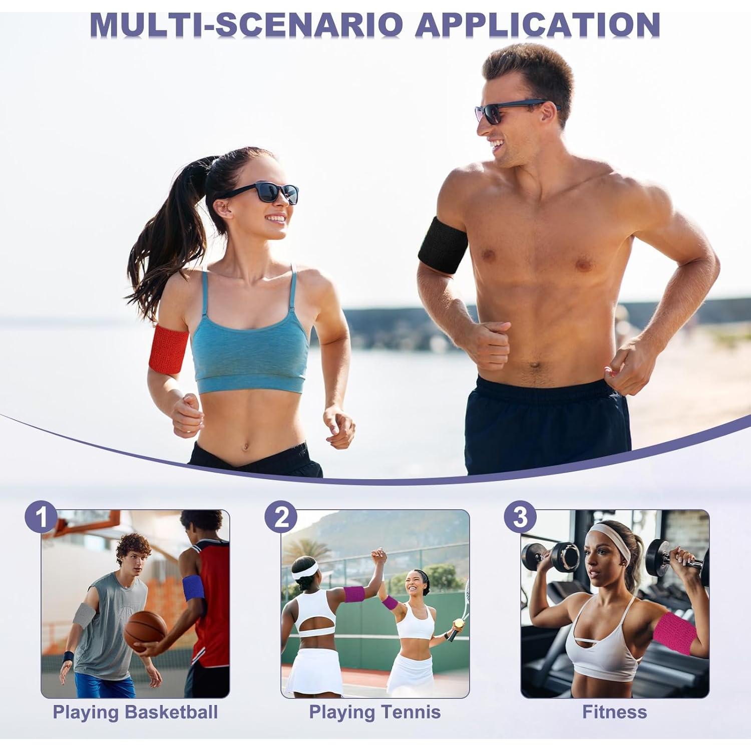 Conjunto de Bandas para Sudor MECCANIXITY Negro - Cabeza y Muñeca