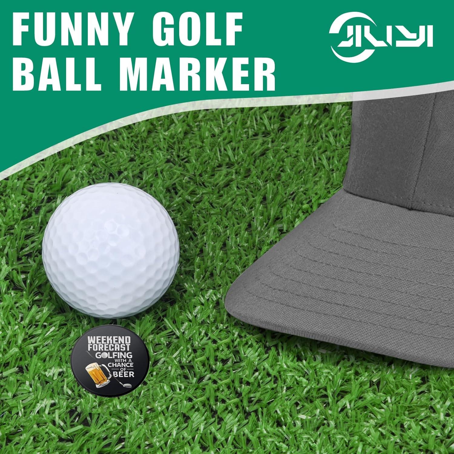Clip de Sombrero Magnético JIUYIBC con Marcador de Golf 11.81x9.19 cm
