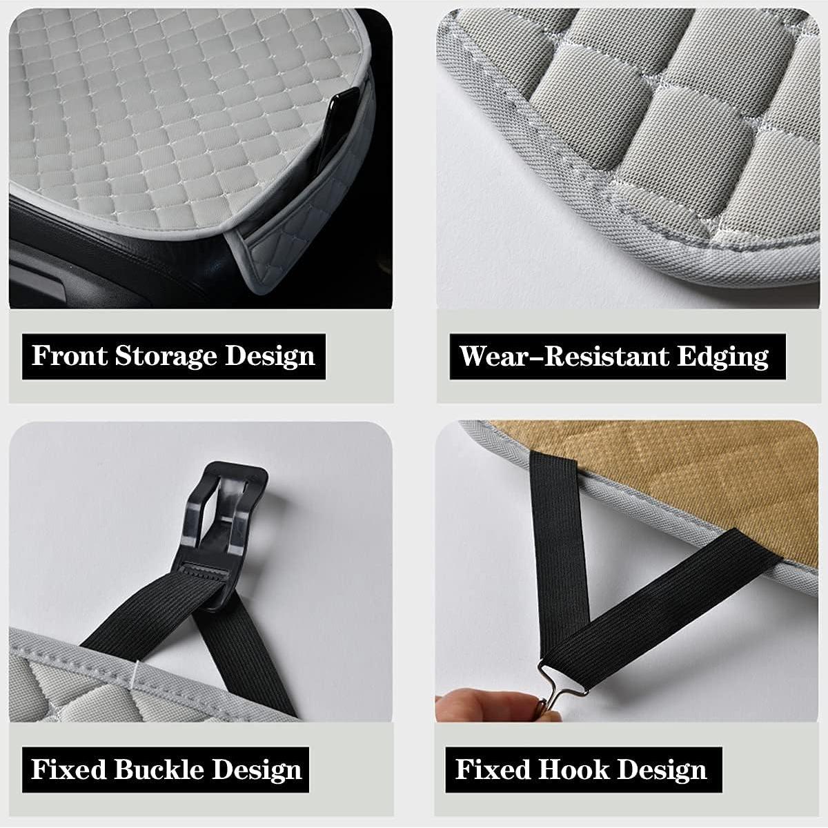 Funda de Asiento de Coche BerSzero ZD-001 Negra con Bordado