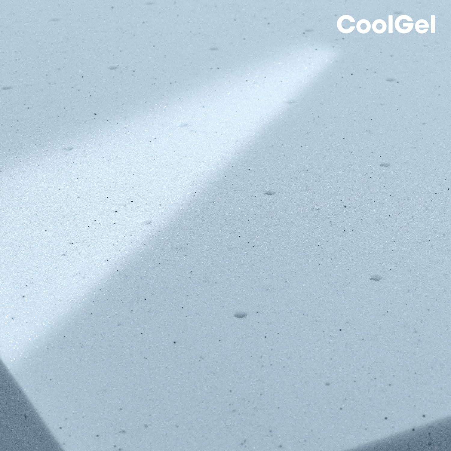 Colchón COOL GEL Espuma Viscoelástica 5 cm Individual Enfriamiento