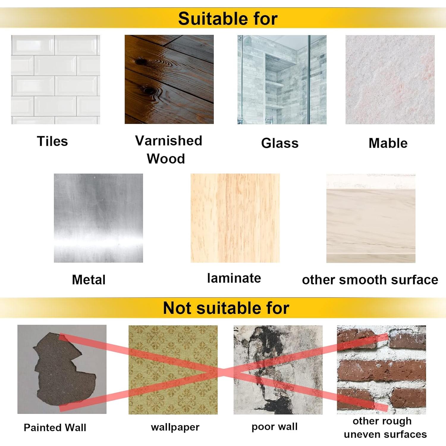 AIERSA 13 Pack Wall Hooks for Hanging,Screw Free Sticker for Mount Wall Shelf, 2 in 1 Reusable Adhesive Hooks Heavy Duty, Waterproof Rustproof and Oilproof for Kitchen, Bathroom, Home, Office(16mm)