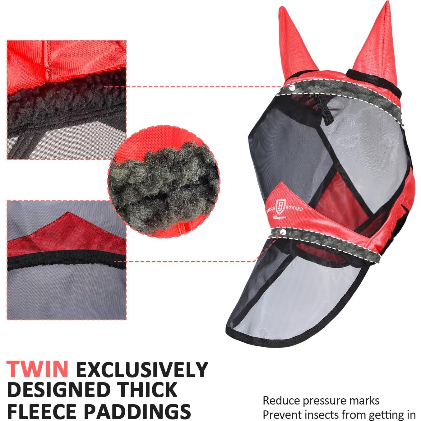 Máscara para Moscas Harrison Howard Pro UV Naranja Coral S