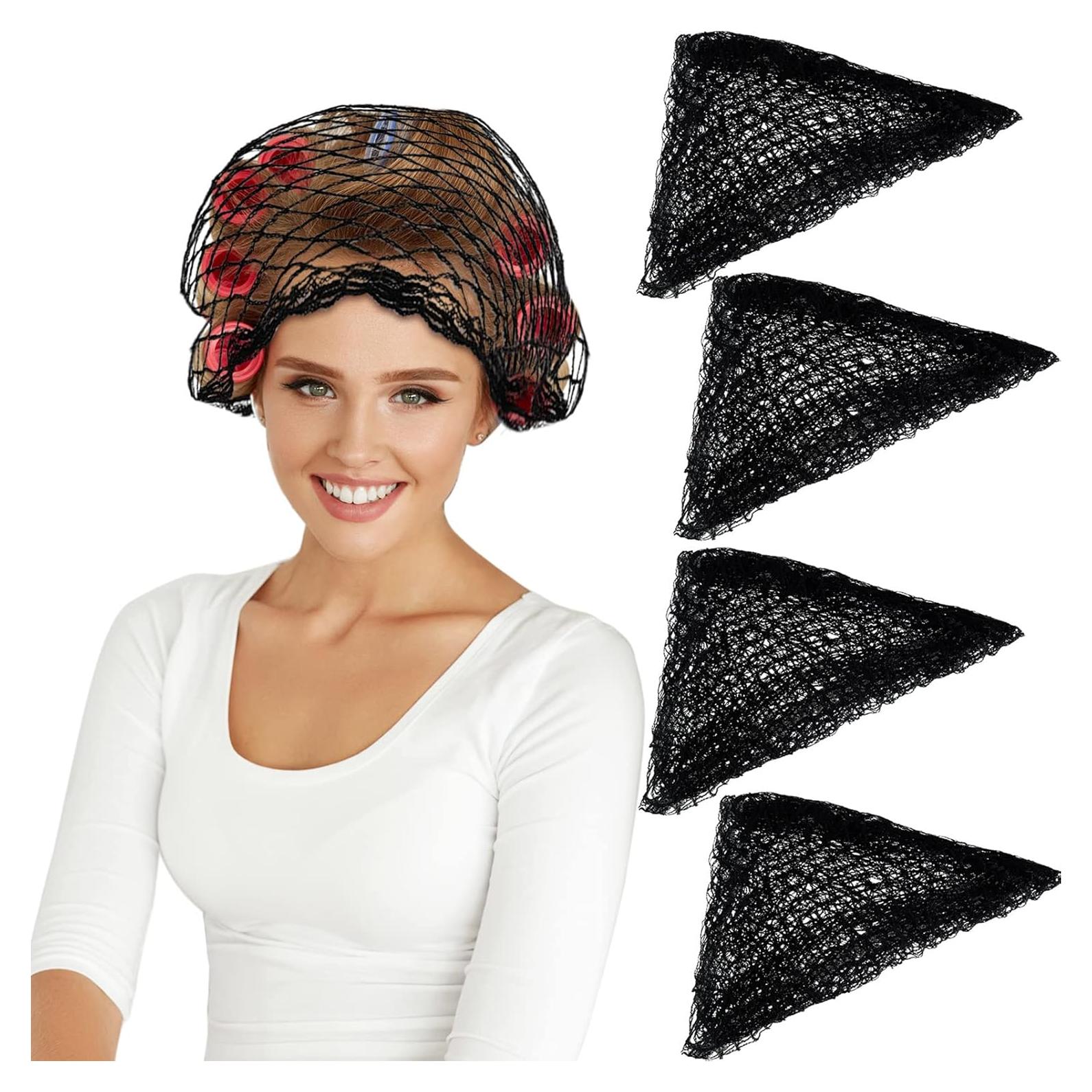 Red de Cabello Triangular de Algodón WILLBOND - 90x145 cm, Negra