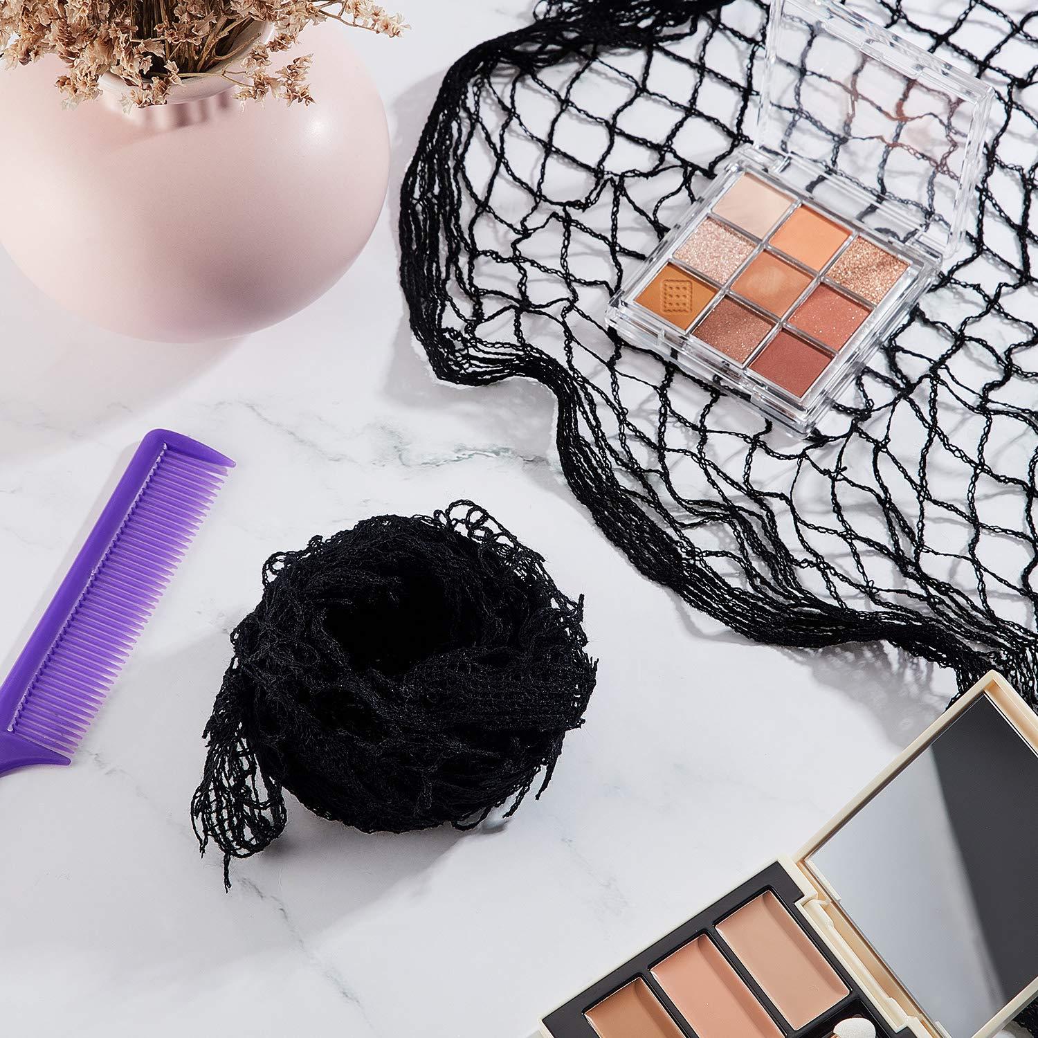 Red de Cabello Triangular de Algodón WILLBOND - 90x145 cm, Negra