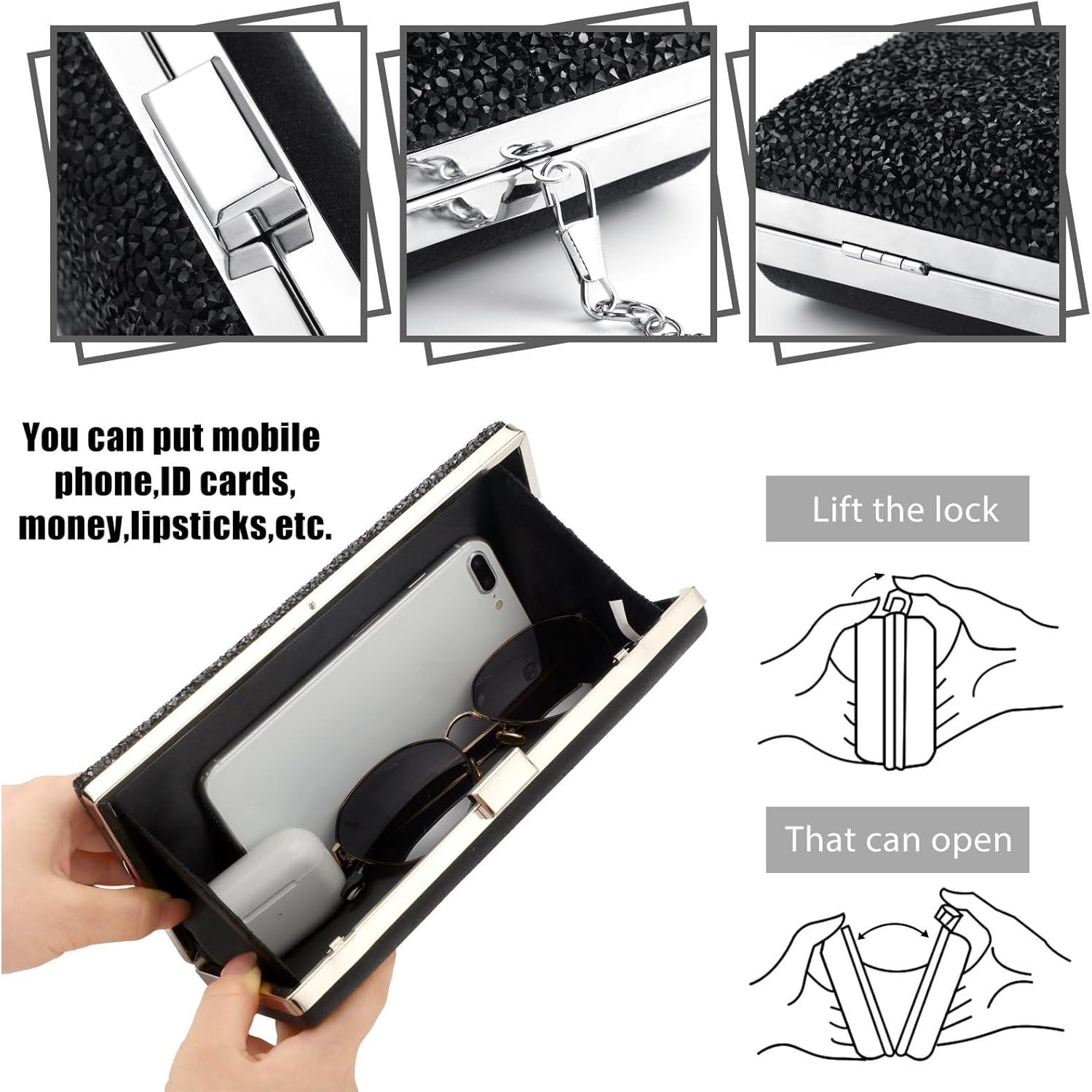 Conjunto de Joyería para Mujer Kigeli: Bolso, Collar, Pendientes y Pulsera