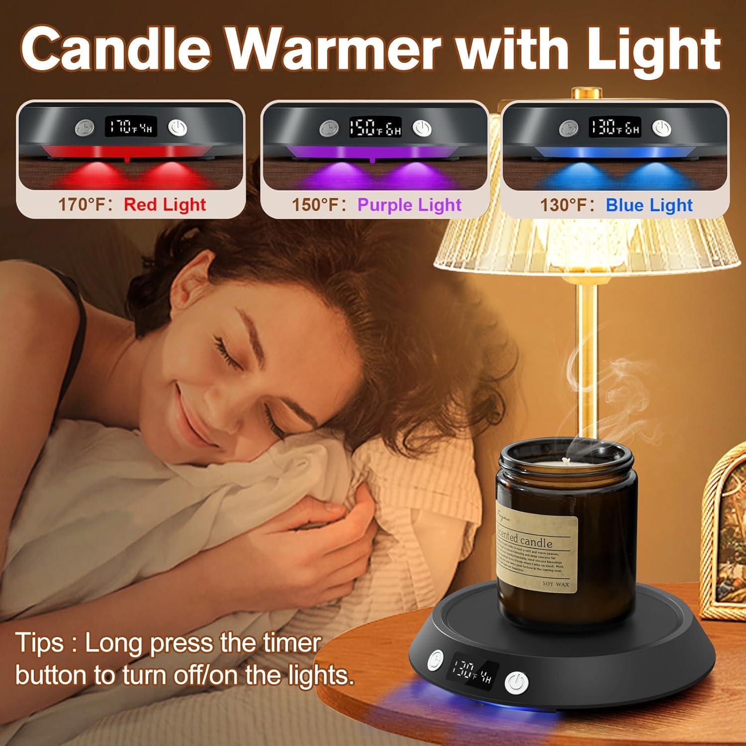 Calentador de Tazas Kepwam 55W con 3 Temperaturas y Temporizador