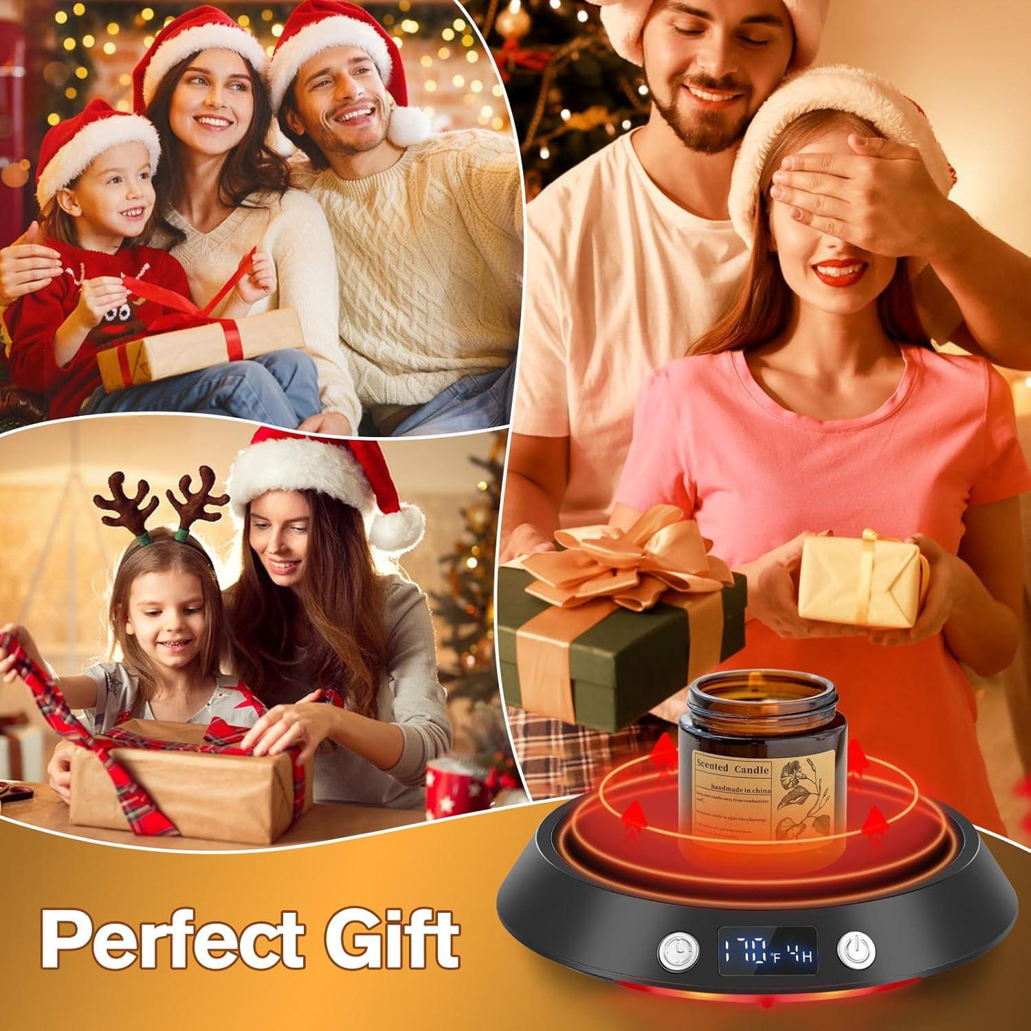 Calentador de Tazas Kepwam 55W con 3 Temperaturas y Temporizador