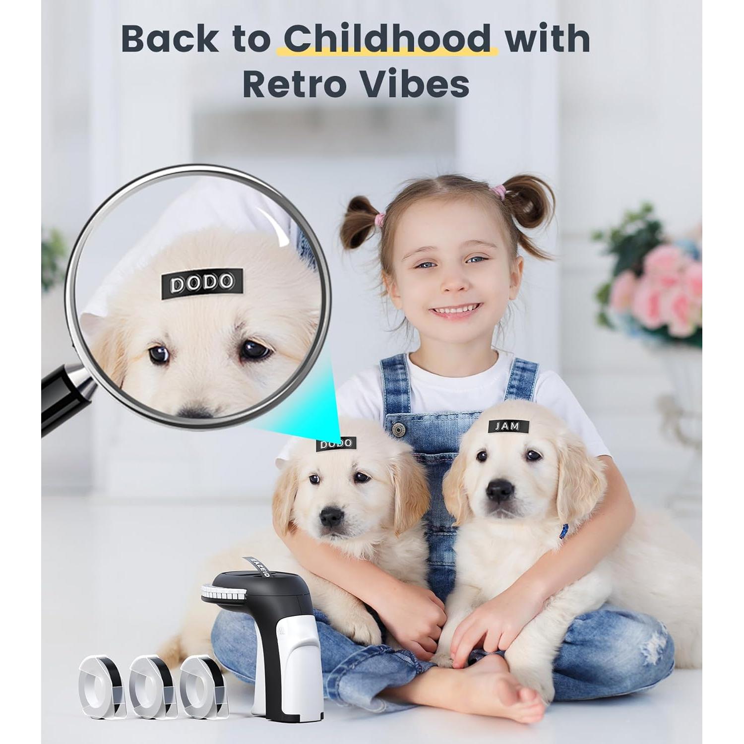 Fabricador de Etiquetas en Relieve EazeID Omega S Negro 3D