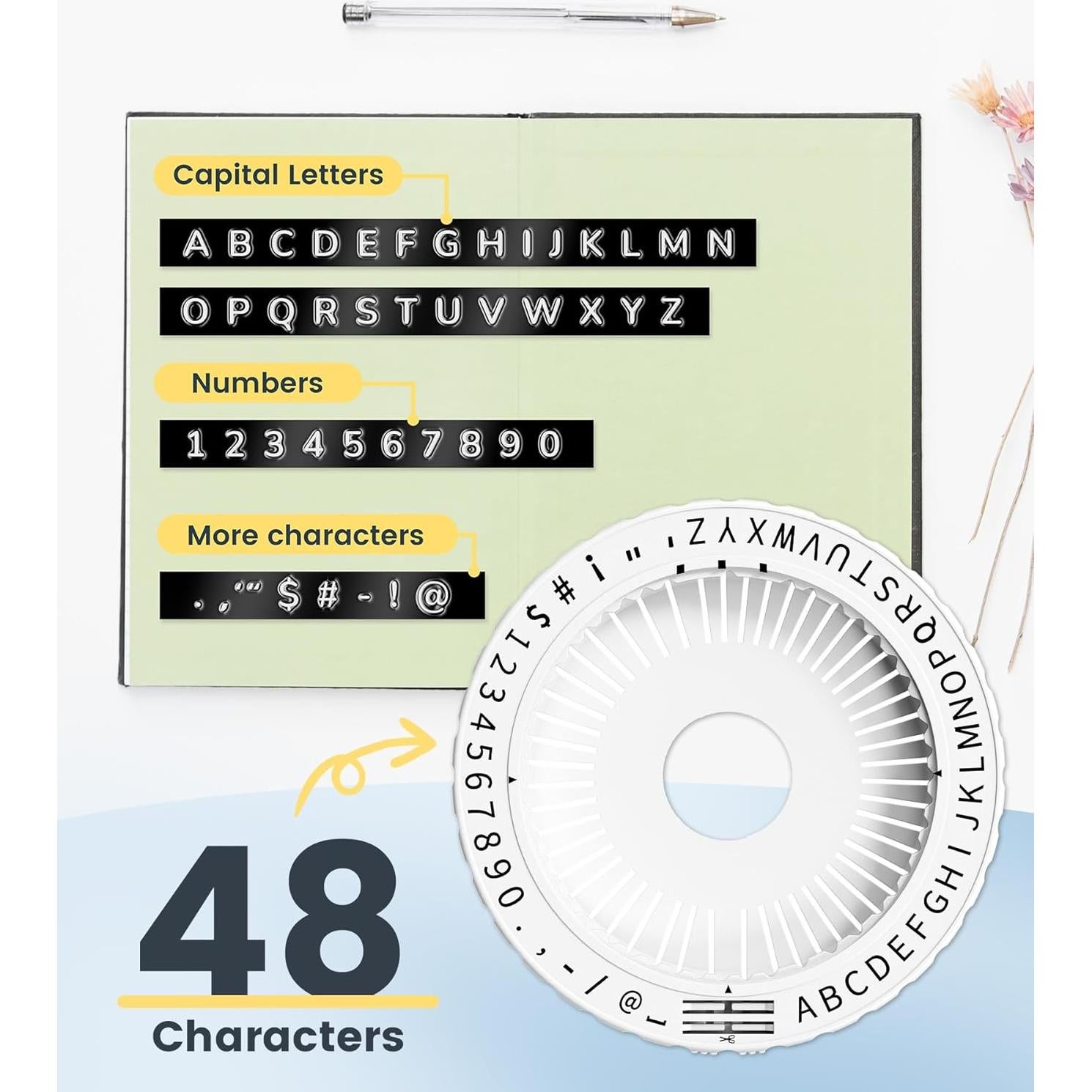 Fabricador de Etiquetas en Relieve EazeID Omega S Negro 3D